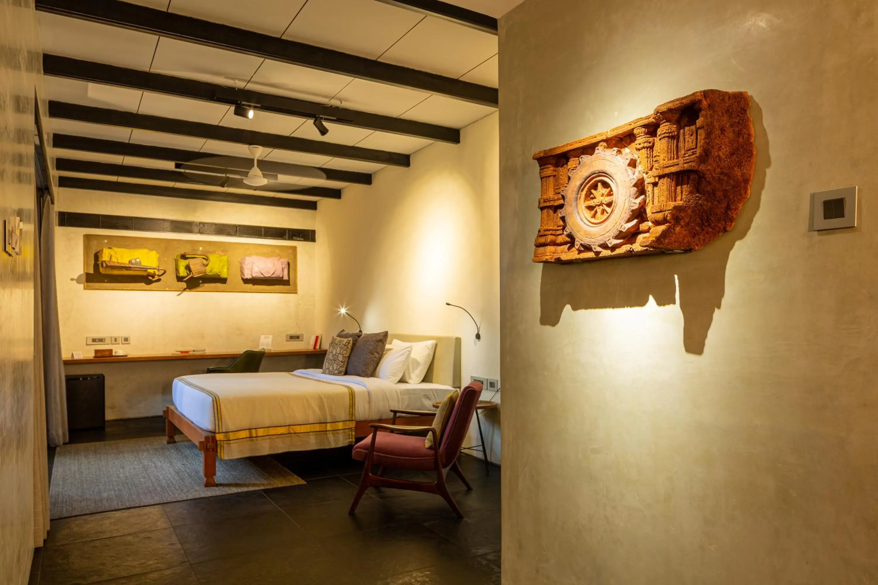 Bedroom, Bed in The Postcard Mandalay Hall, Kochi