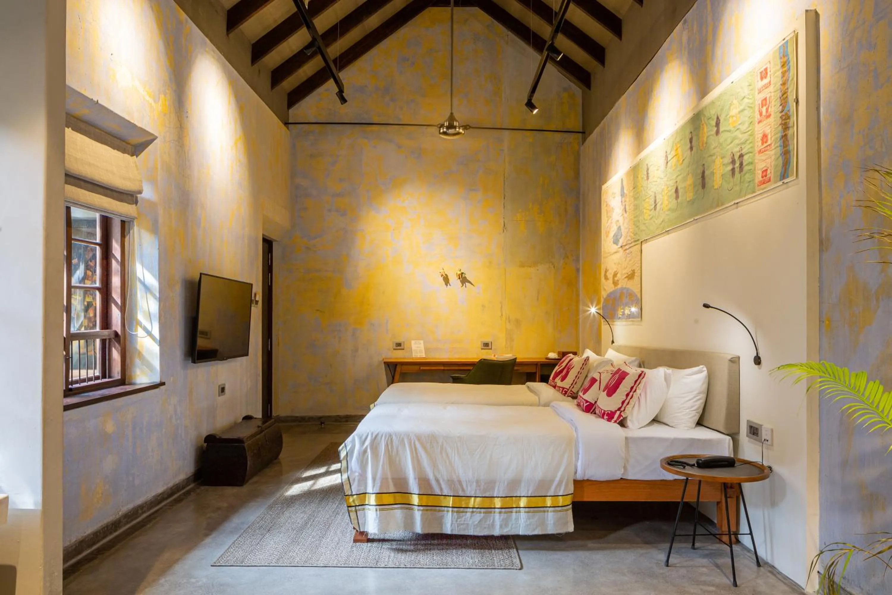 Bedroom, Bed in The Postcard Mandalay Hall, Kochi