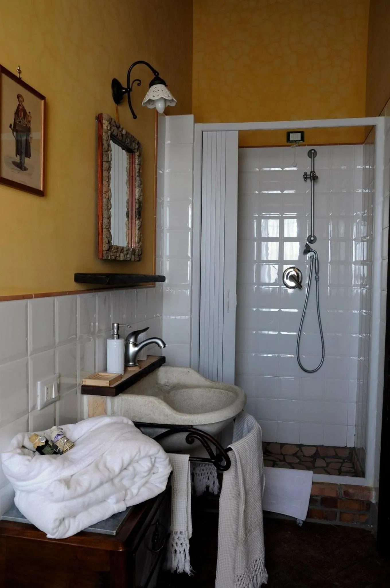 Bathroom in Al Vecchio Fontanile B&B