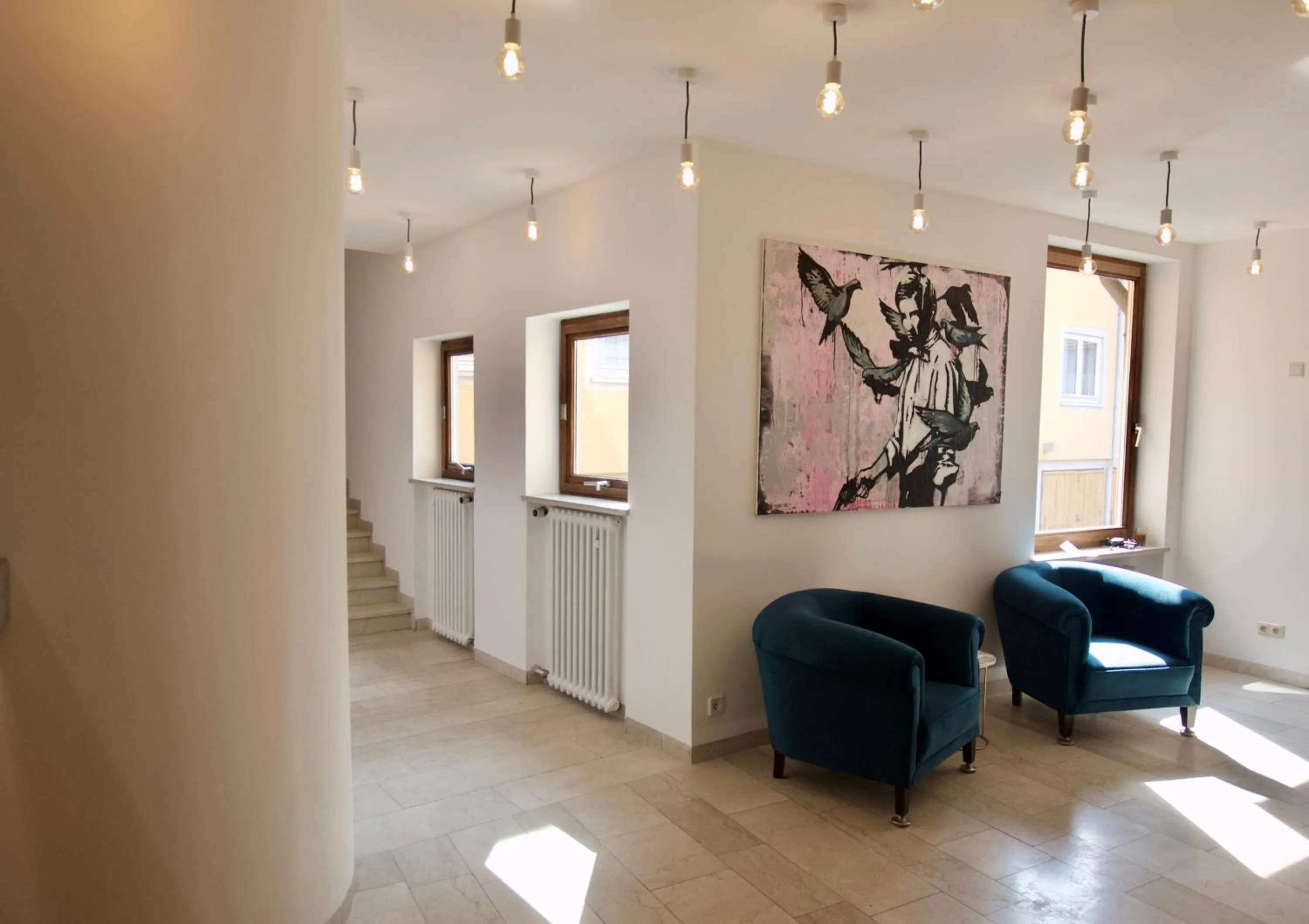 Seating area in Hotel Tari