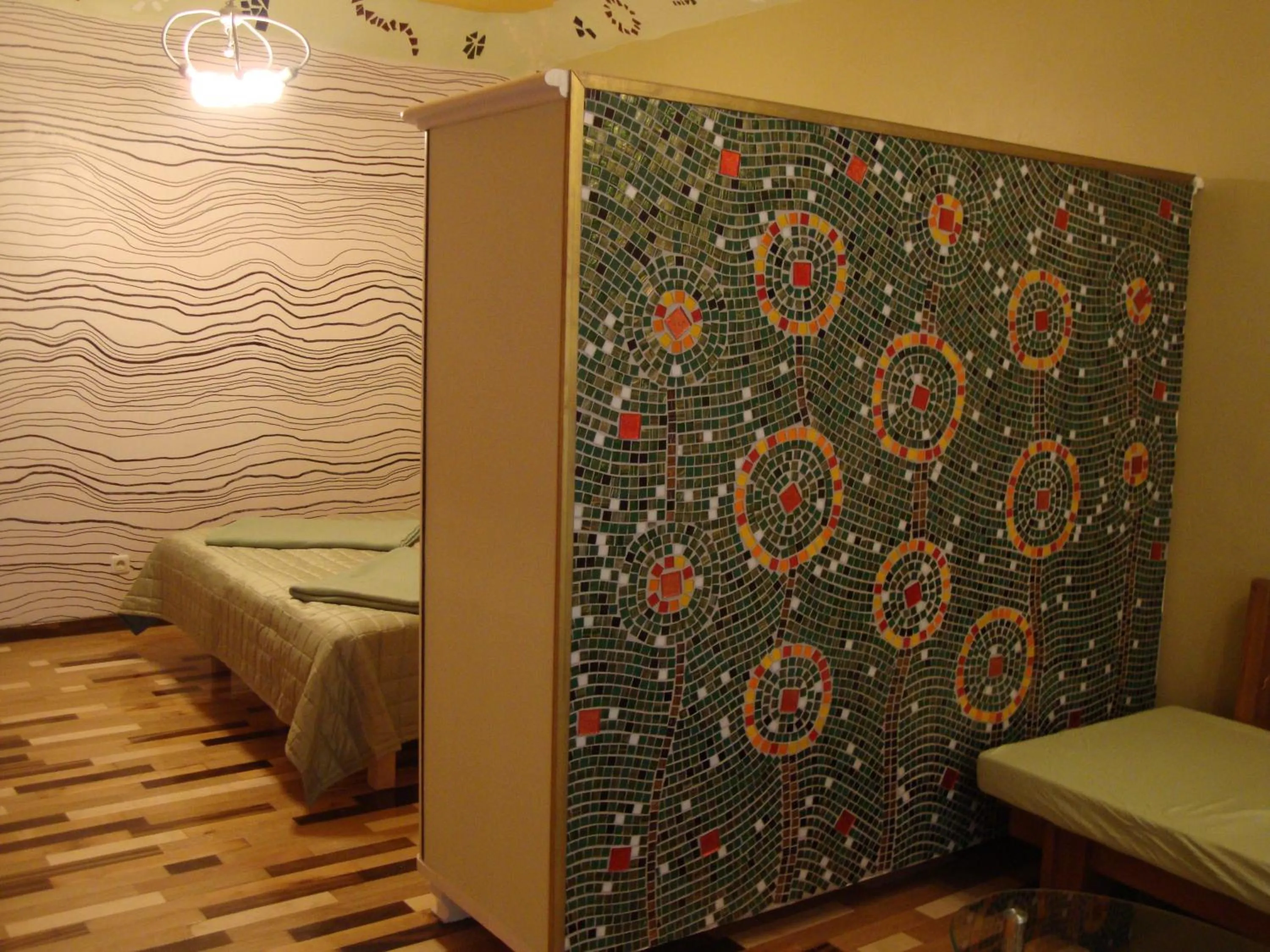 Decorative detail in Art Apartments