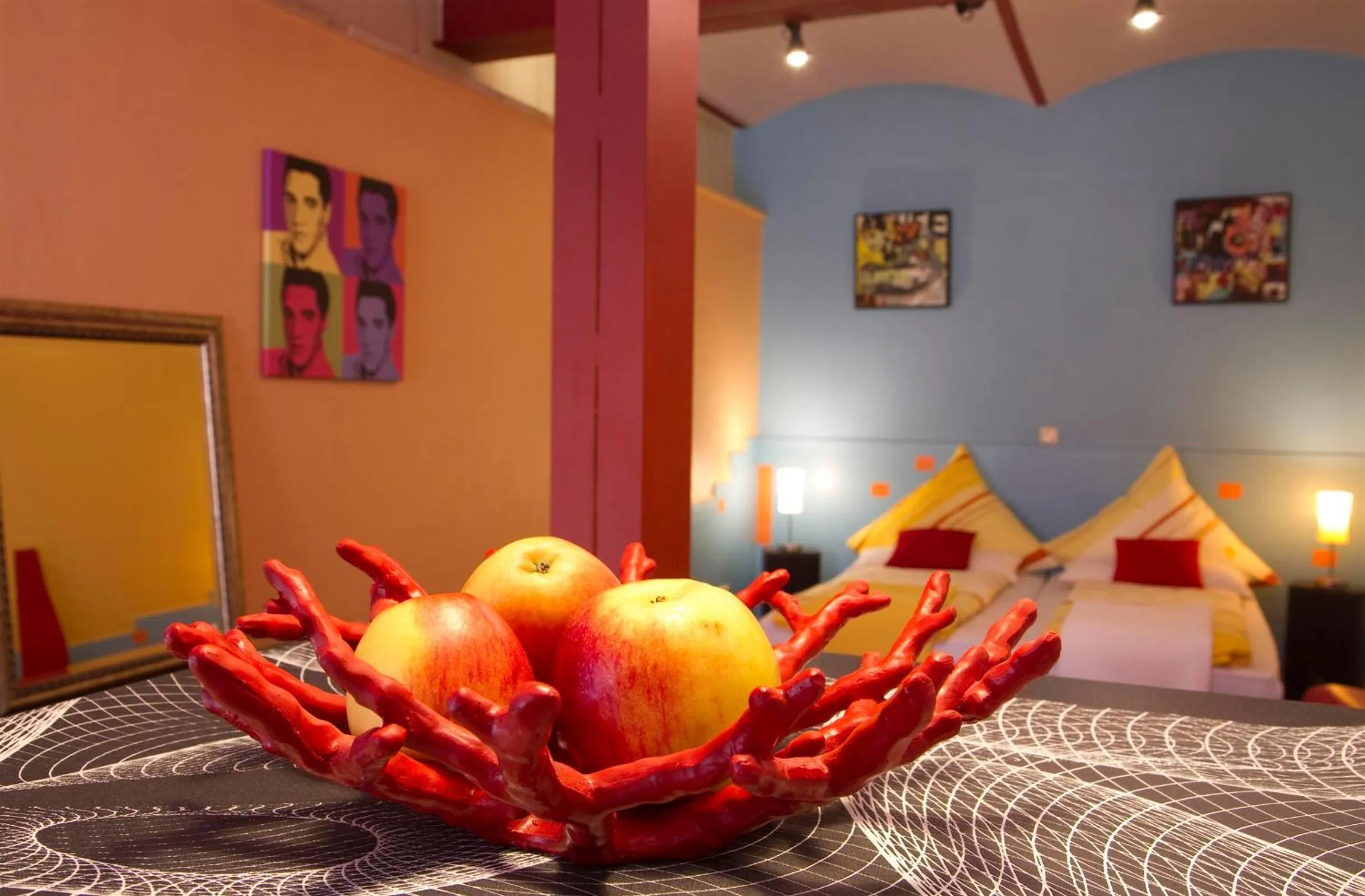 Decorative detail in Art Apartments