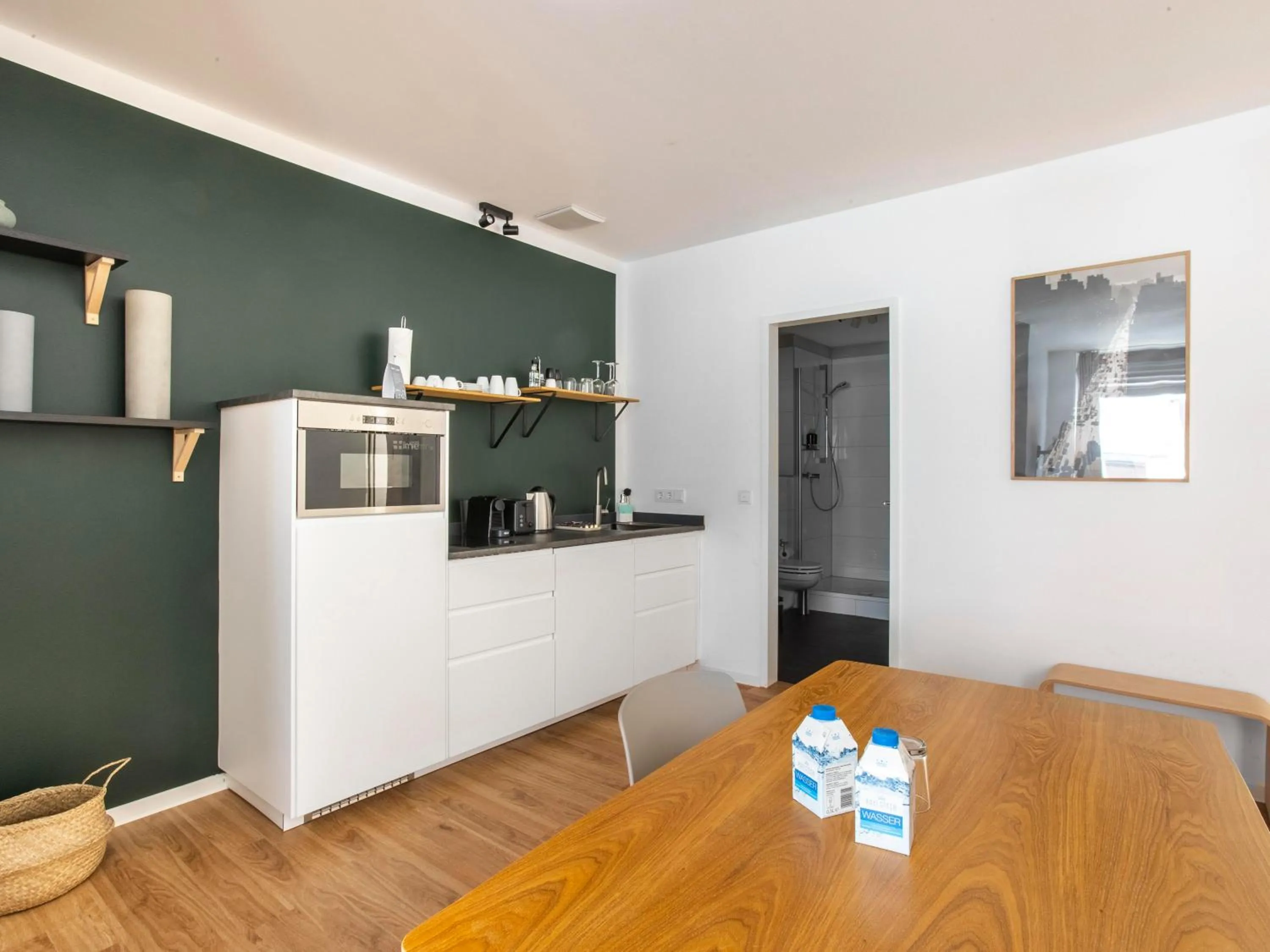 Kitchen or kitchenette in Limehome Aachen Vereinsstraße