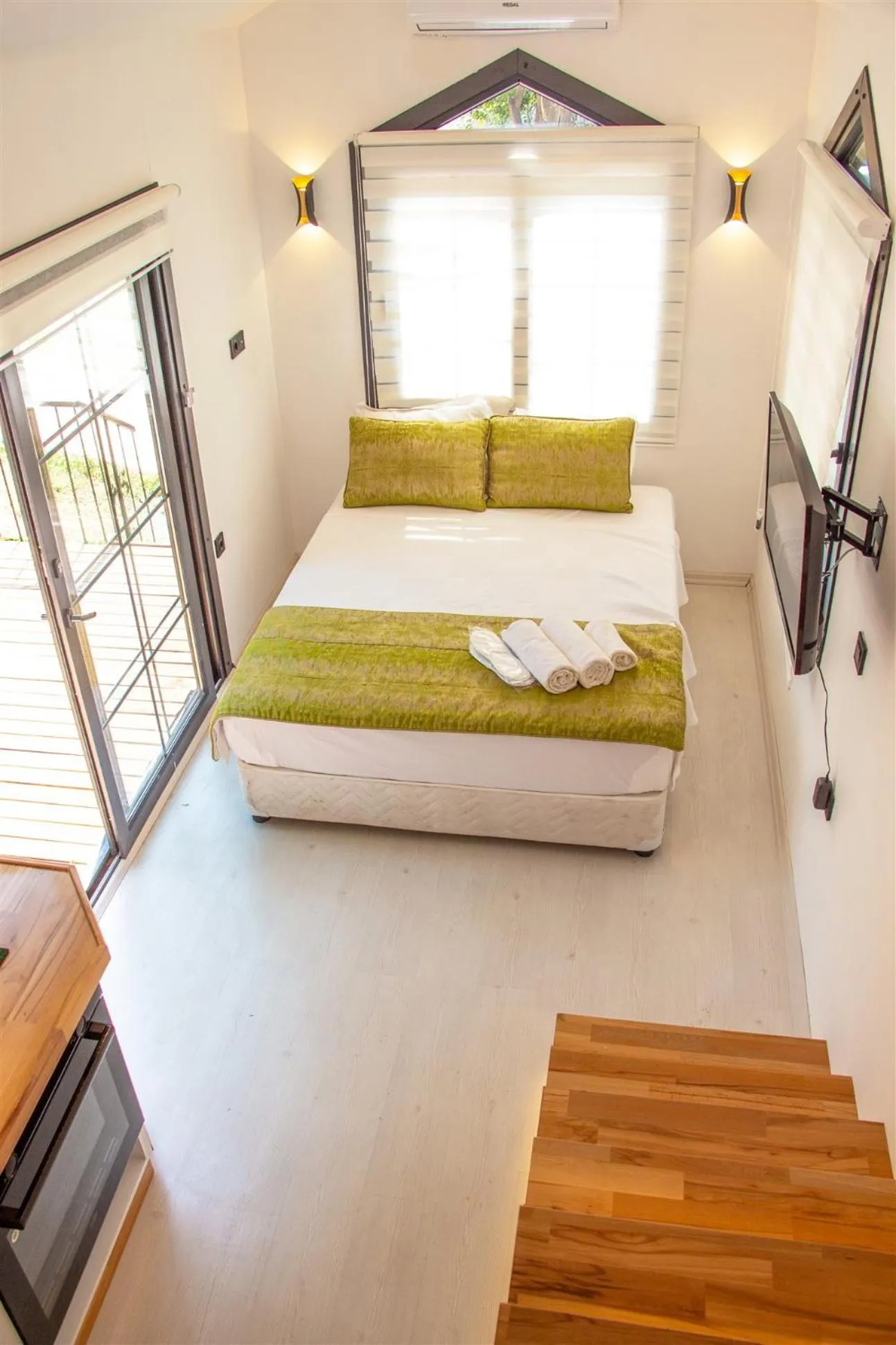 Bed in Suna Village Hotel & Bungalow Fethiye