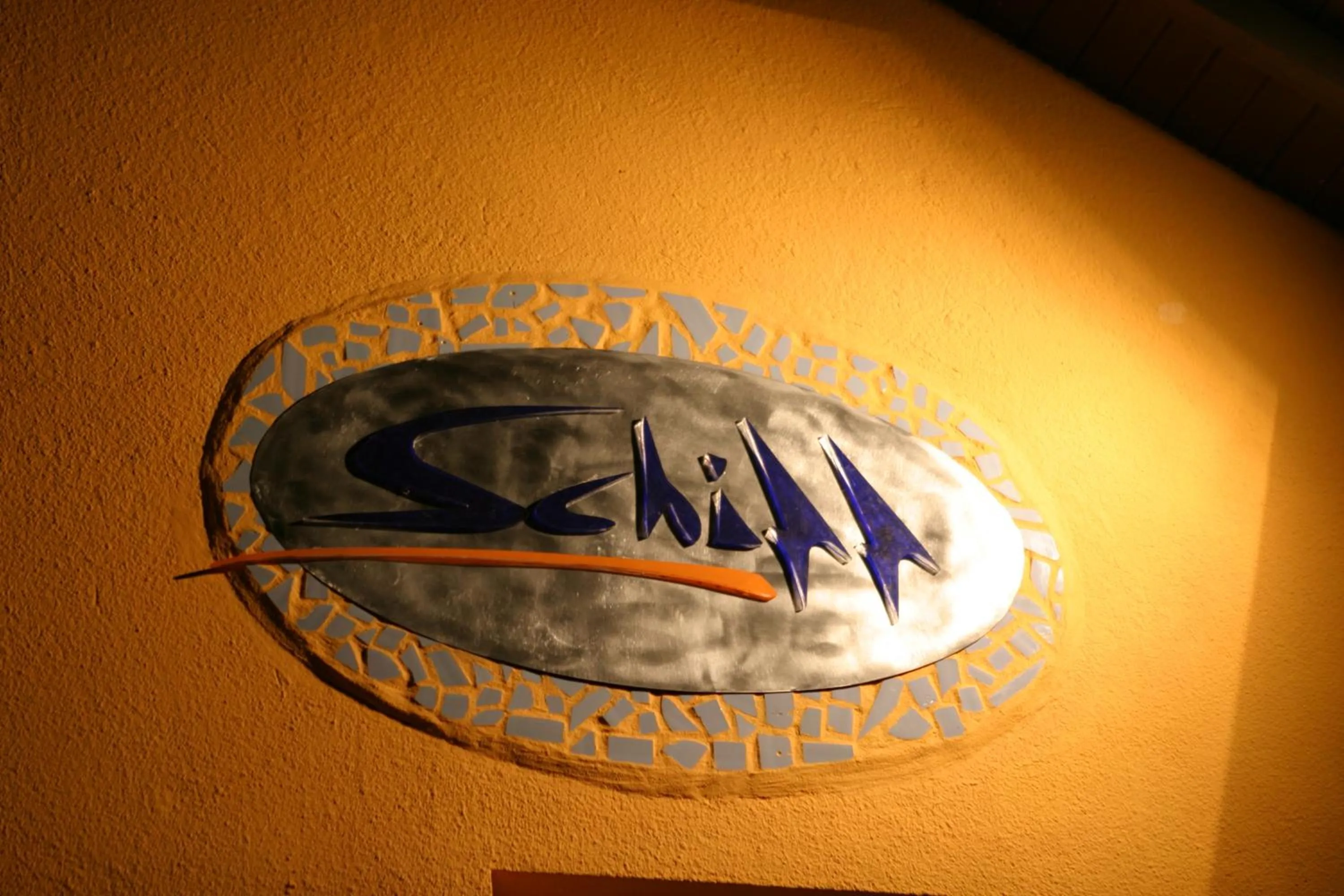 Decorative detail in Schiff Bihlerdorf - Hostel