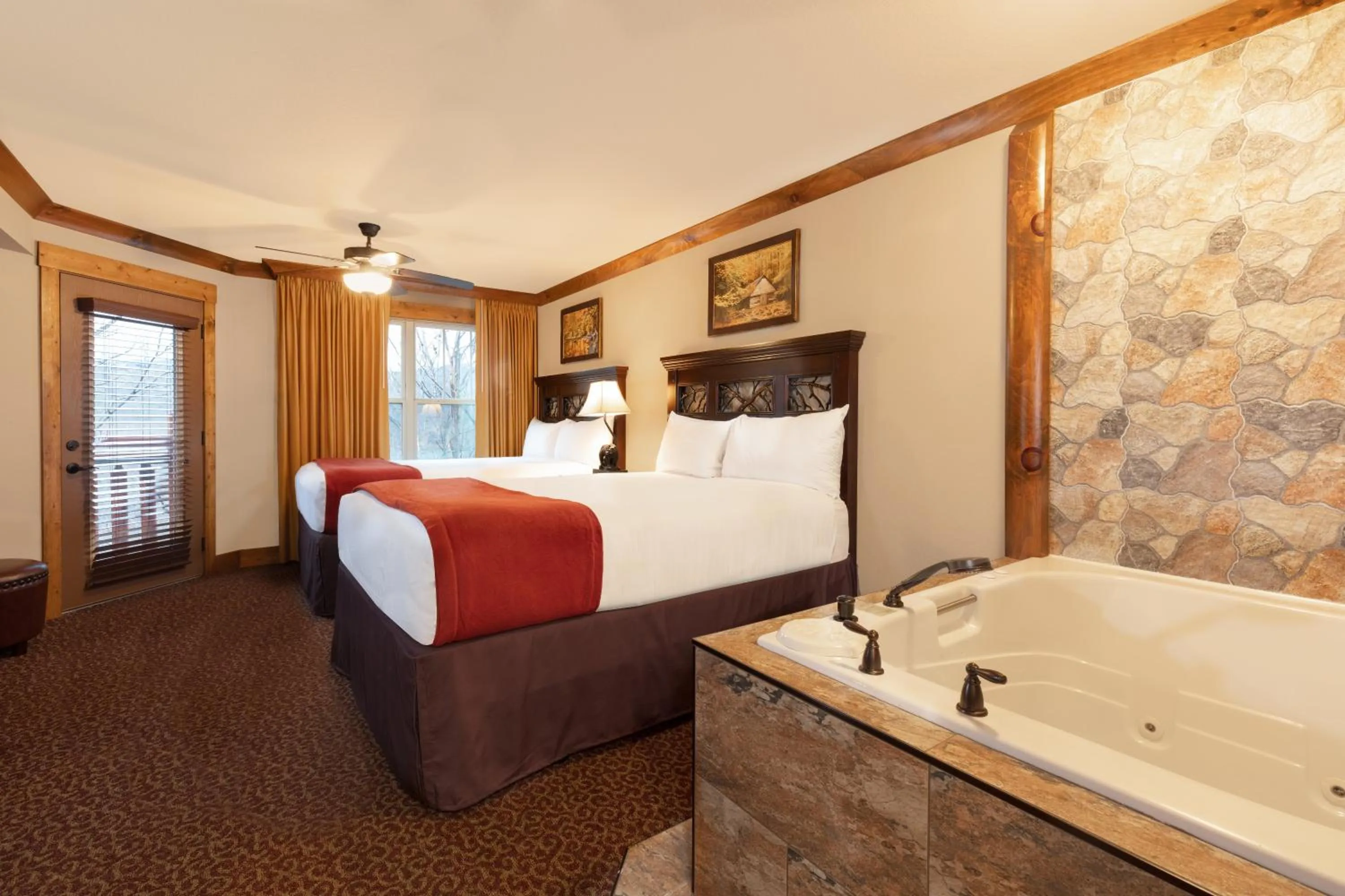 Bed in Westgate Smoky Mountain Resort & Spa