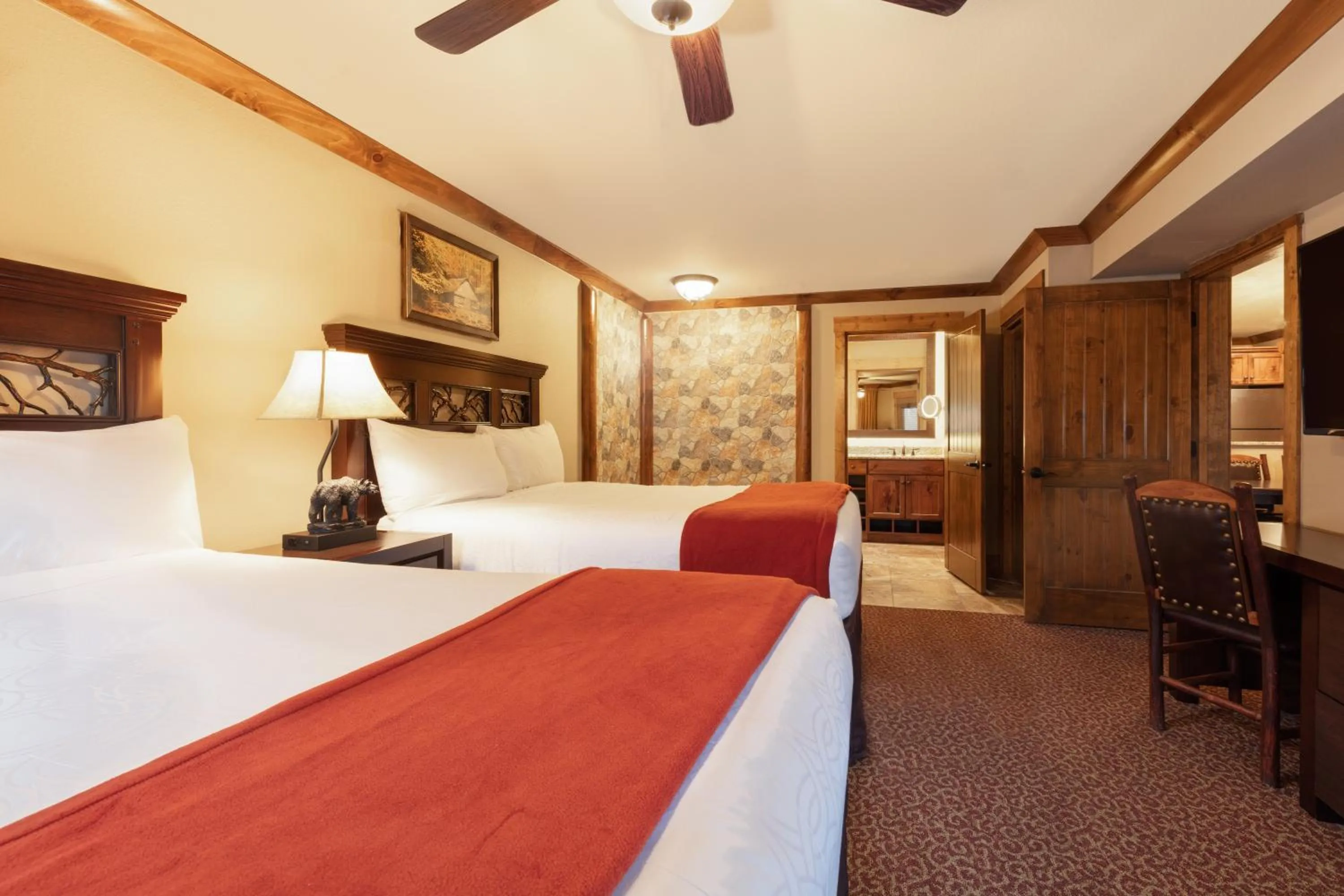 Bed in Westgate Smoky Mountain Resort & Spa