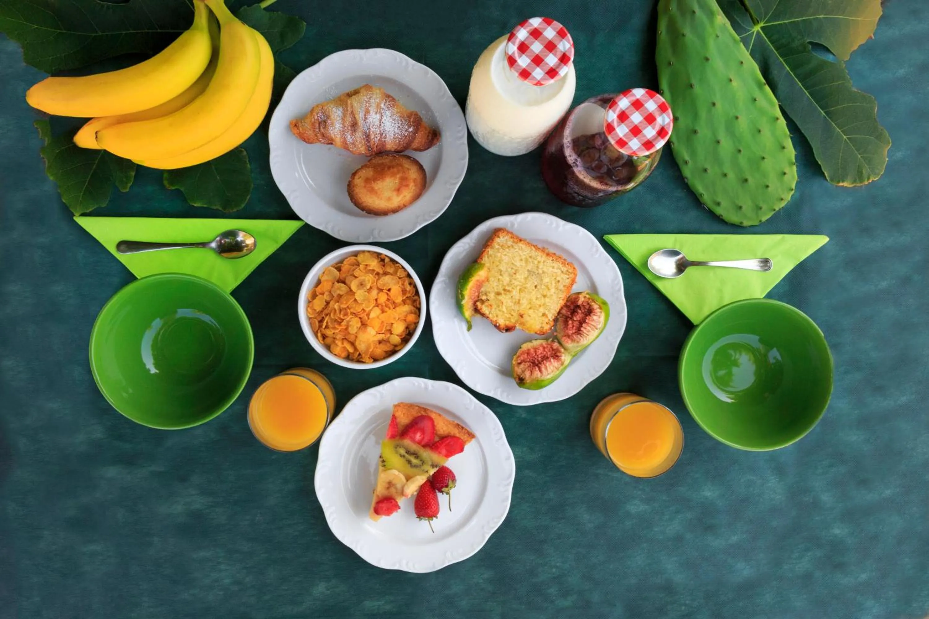 Italian breakfast in Antica Masseria Li Sauli