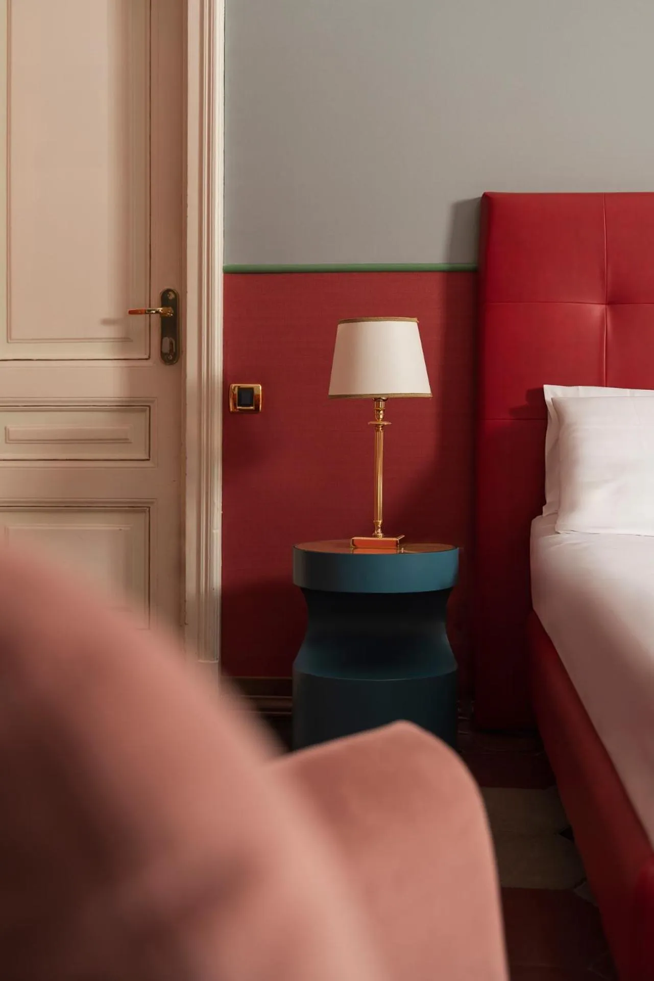 Bed in Hotel Oceania