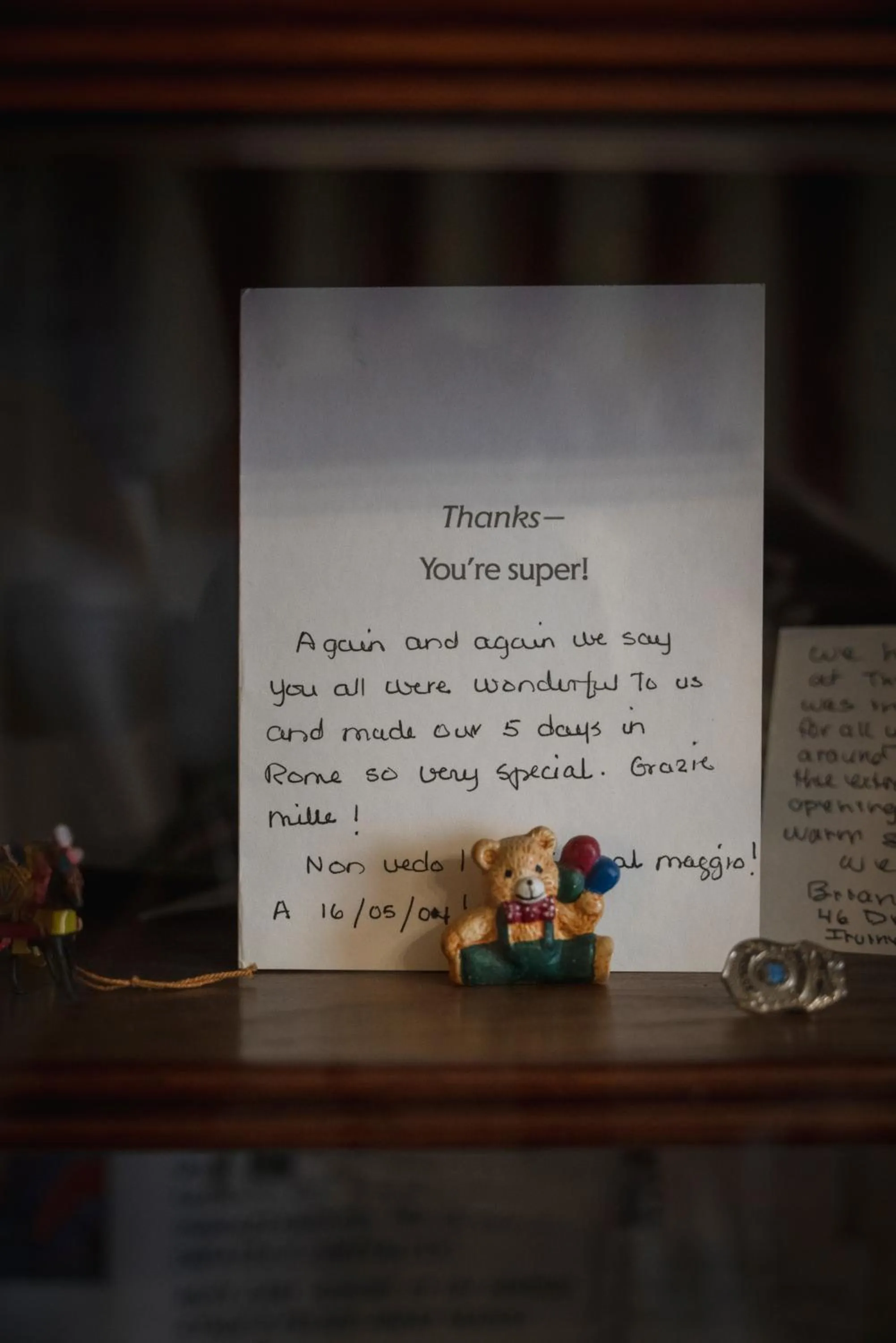 Text overlay in Hotel Oceania