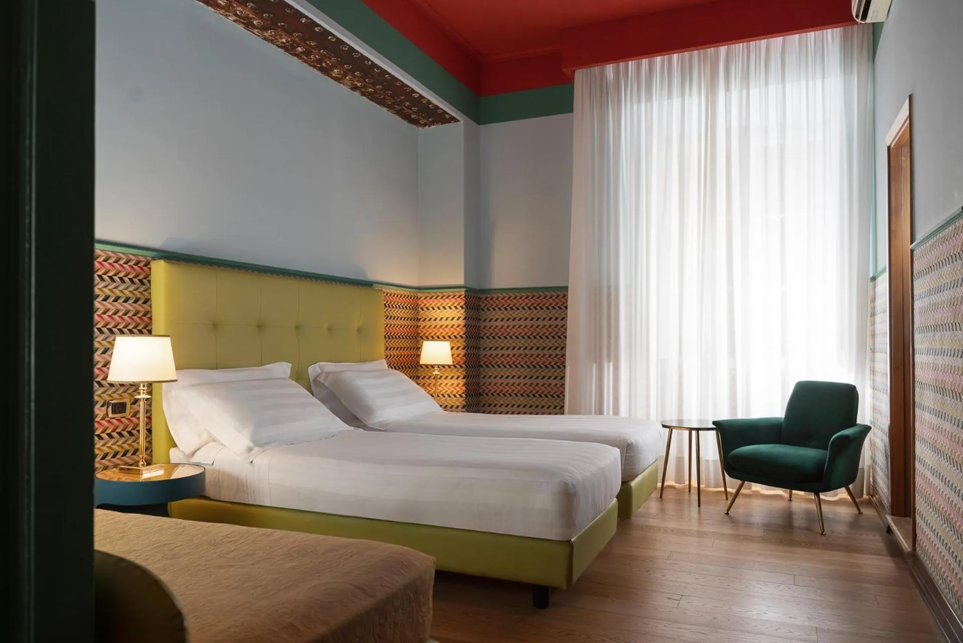 Bed in Hotel Oceania