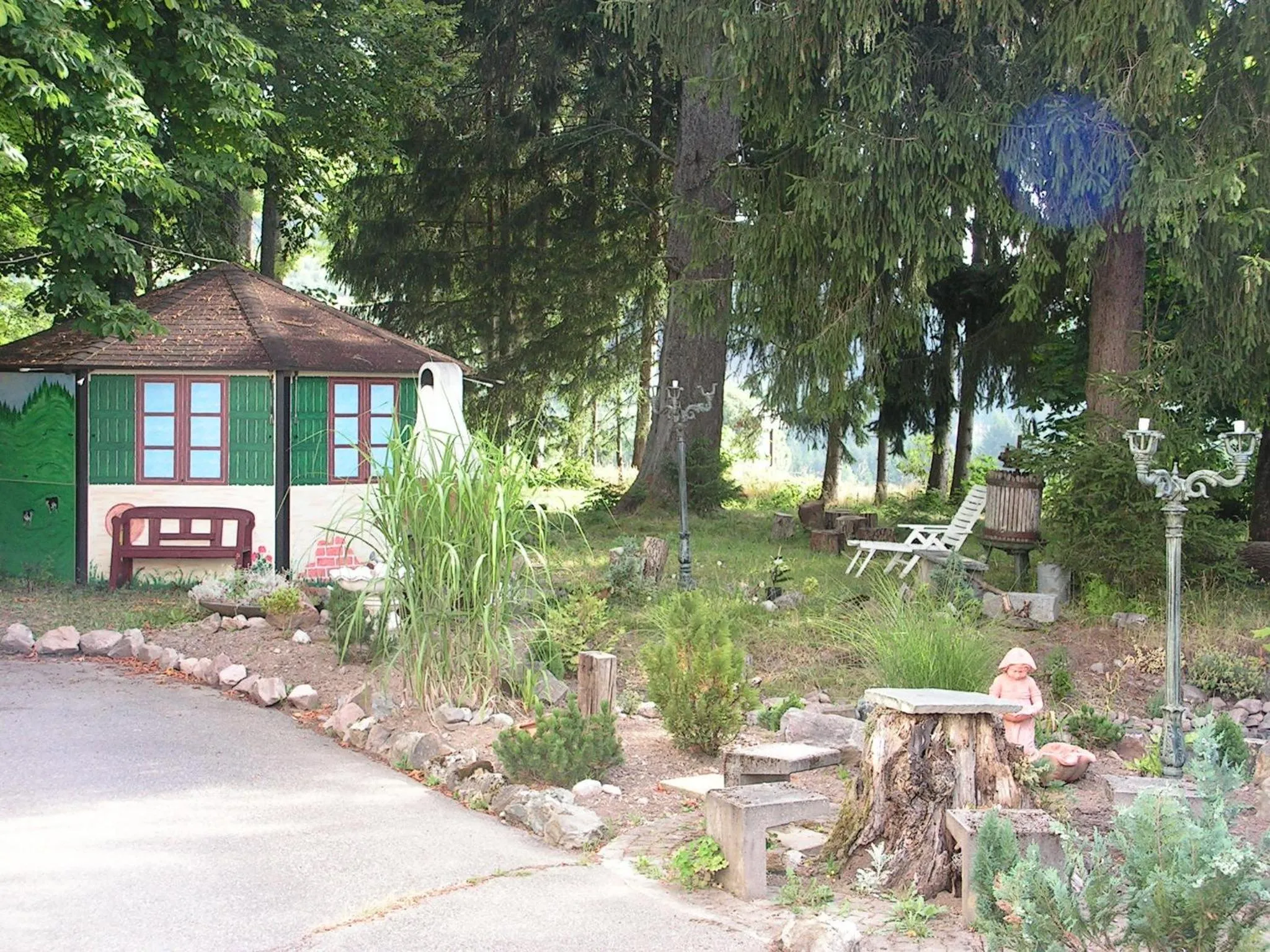BBQ facilities in Hotel Sternen