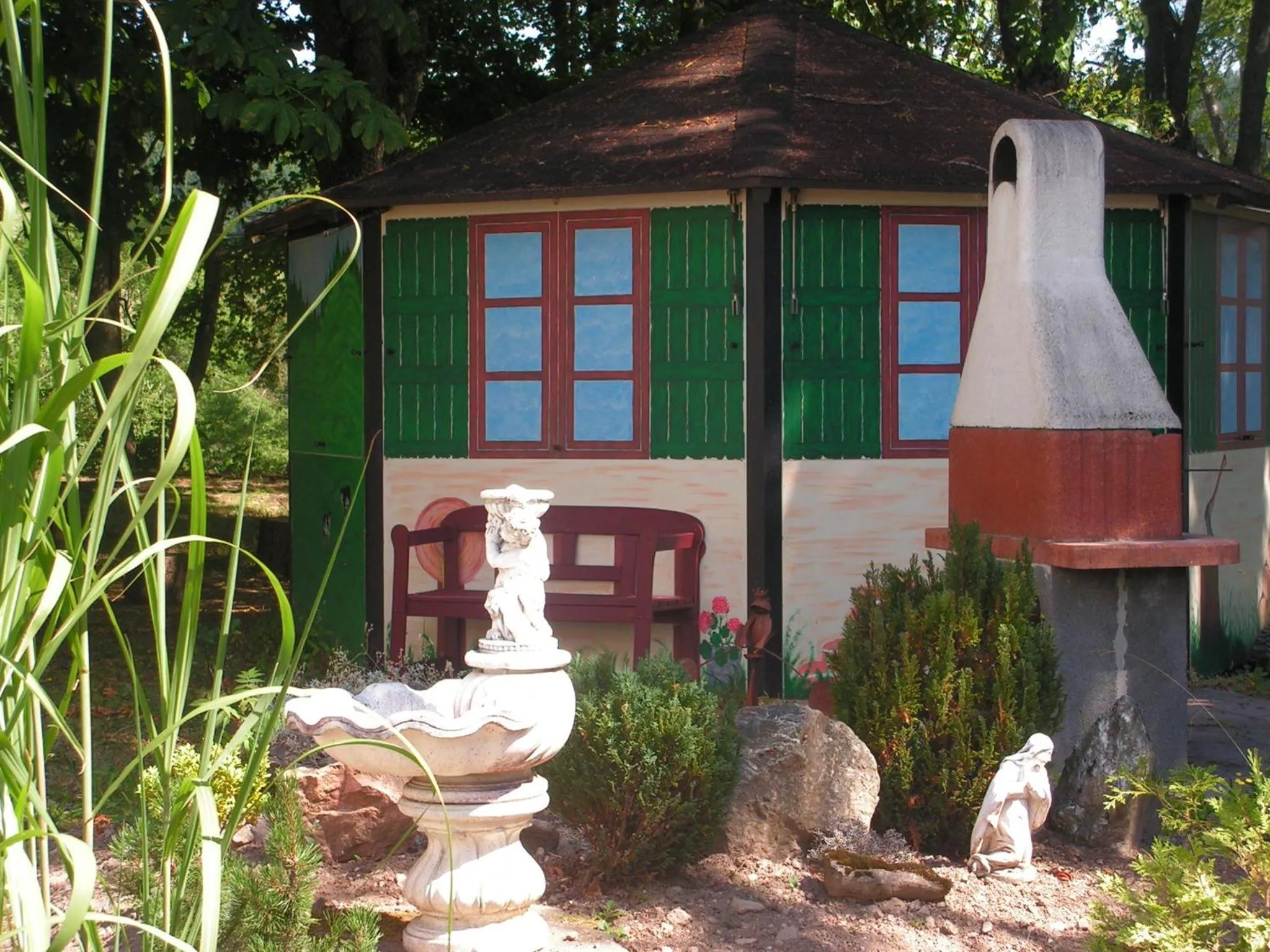 BBQ facilities in Hotel Sternen