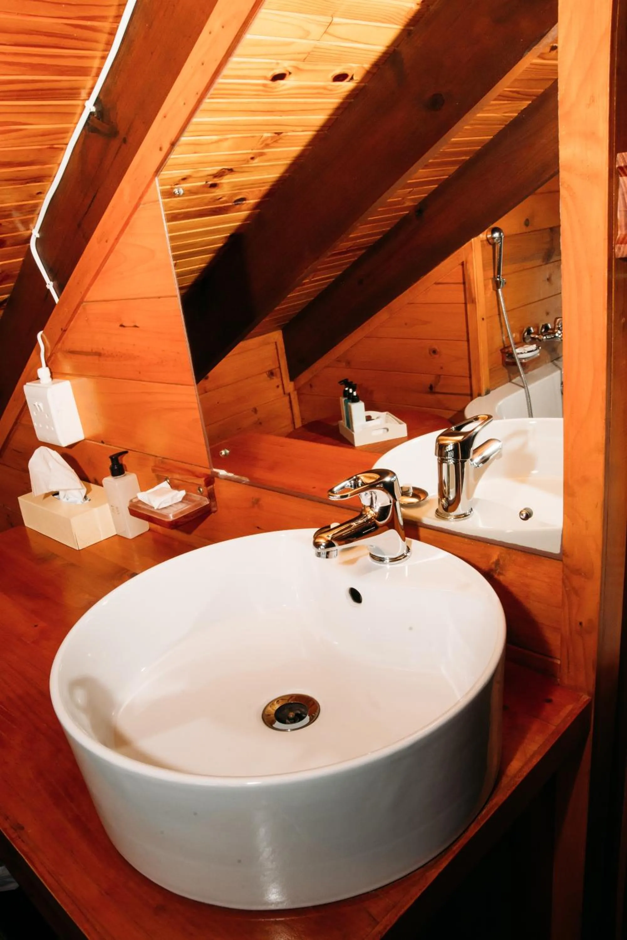 Bathroom in Oyster Creek Lodge