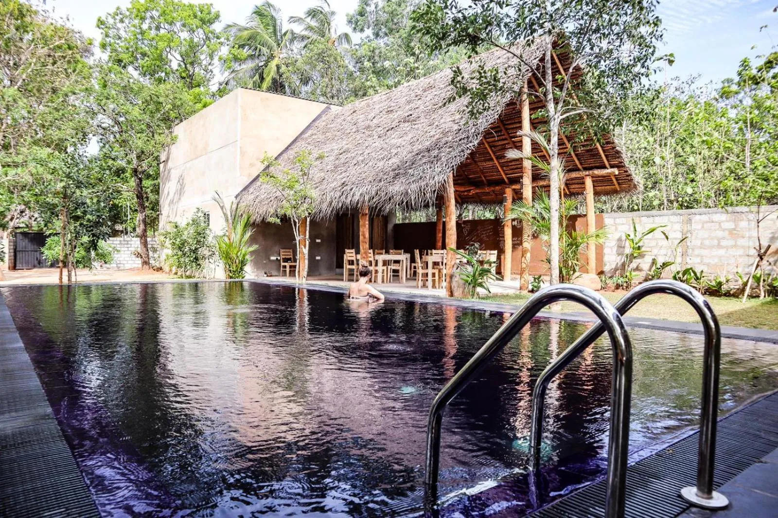 Garden view in il Frangipane