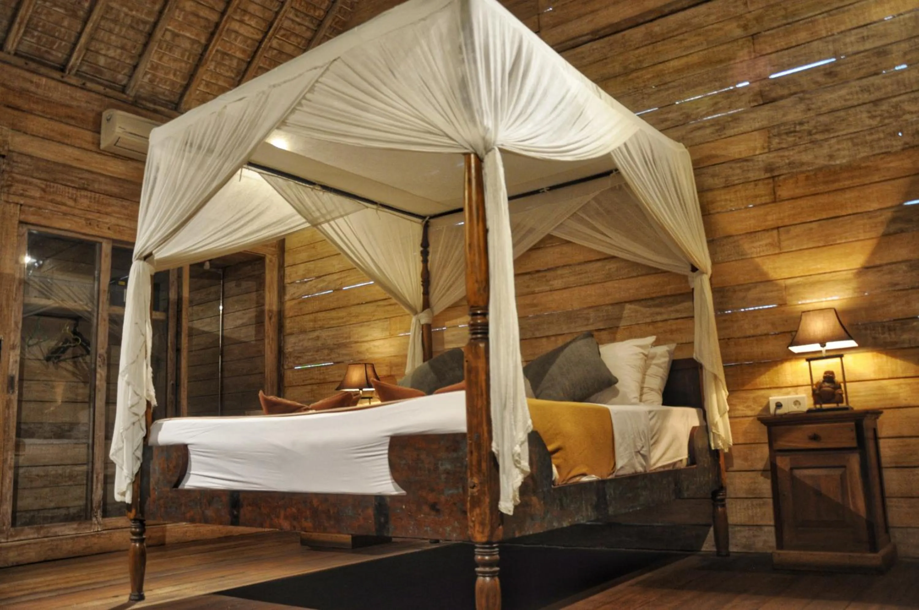 Bed in Kubudiuma Villas Bali