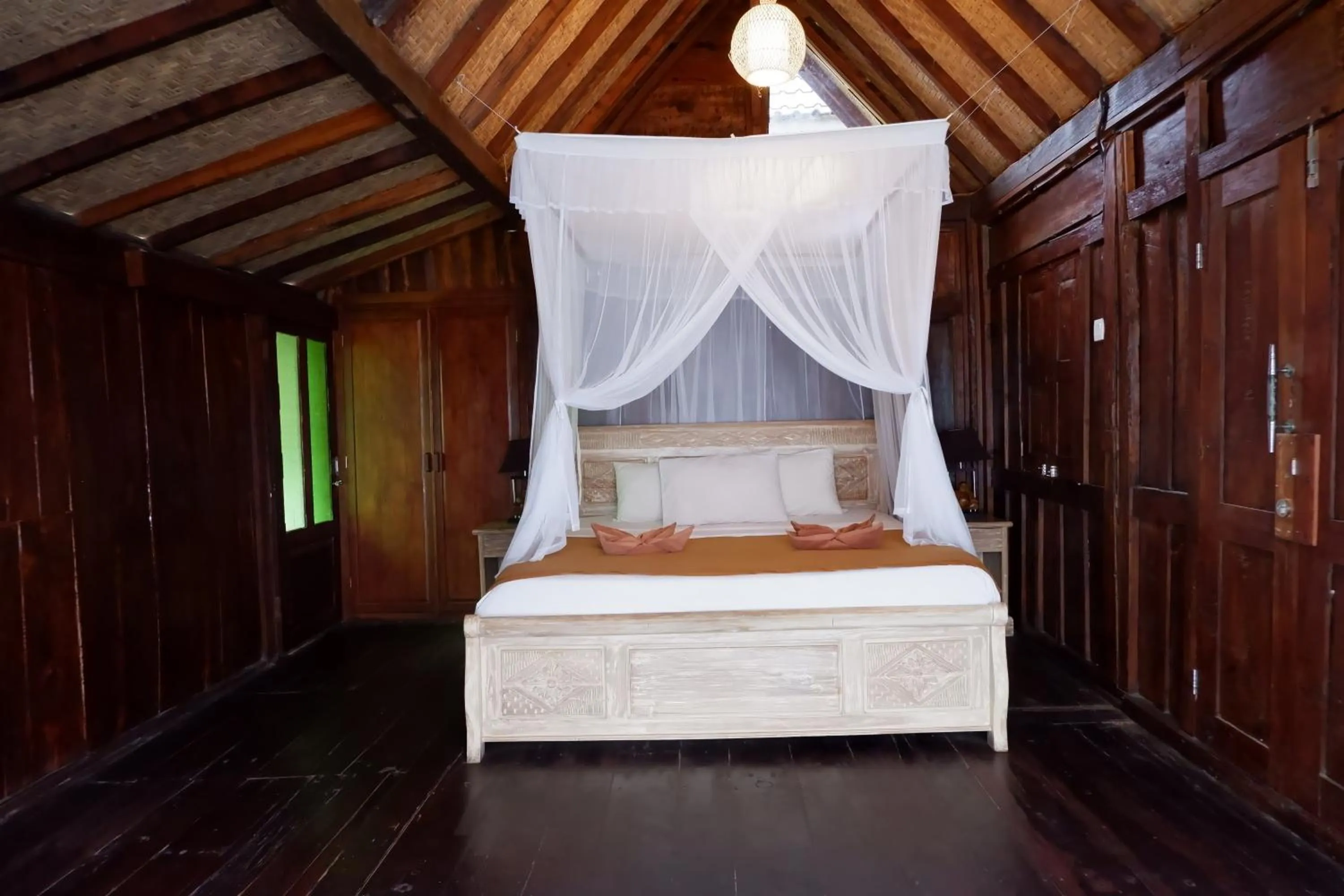 Bed in Kubudiuma Villas Bali
