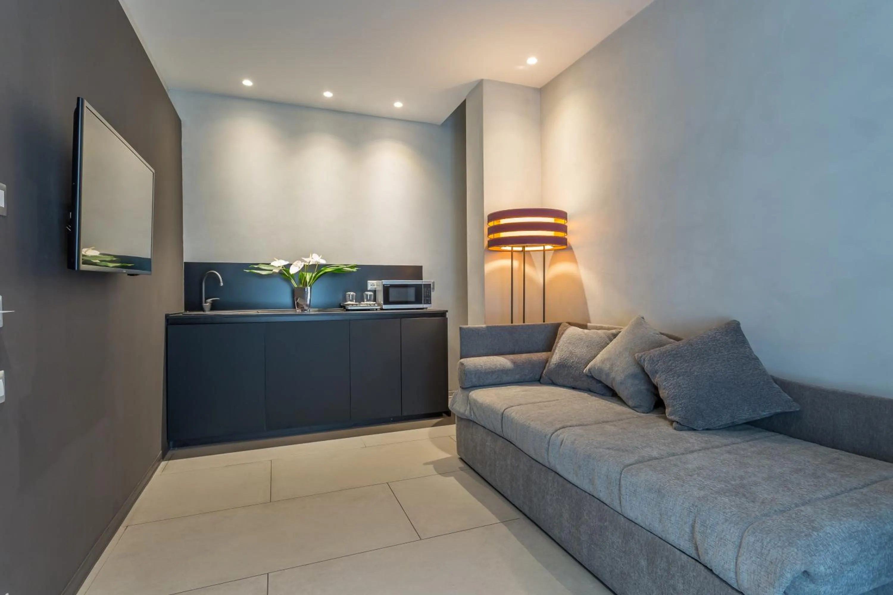 Kitchen or kitchenette in Fauno Urban Resort