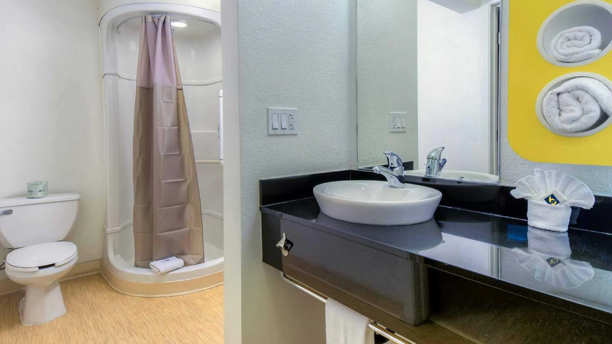 Bathroom in Studio 6 Suites Las Vegas, NV - Tropicana