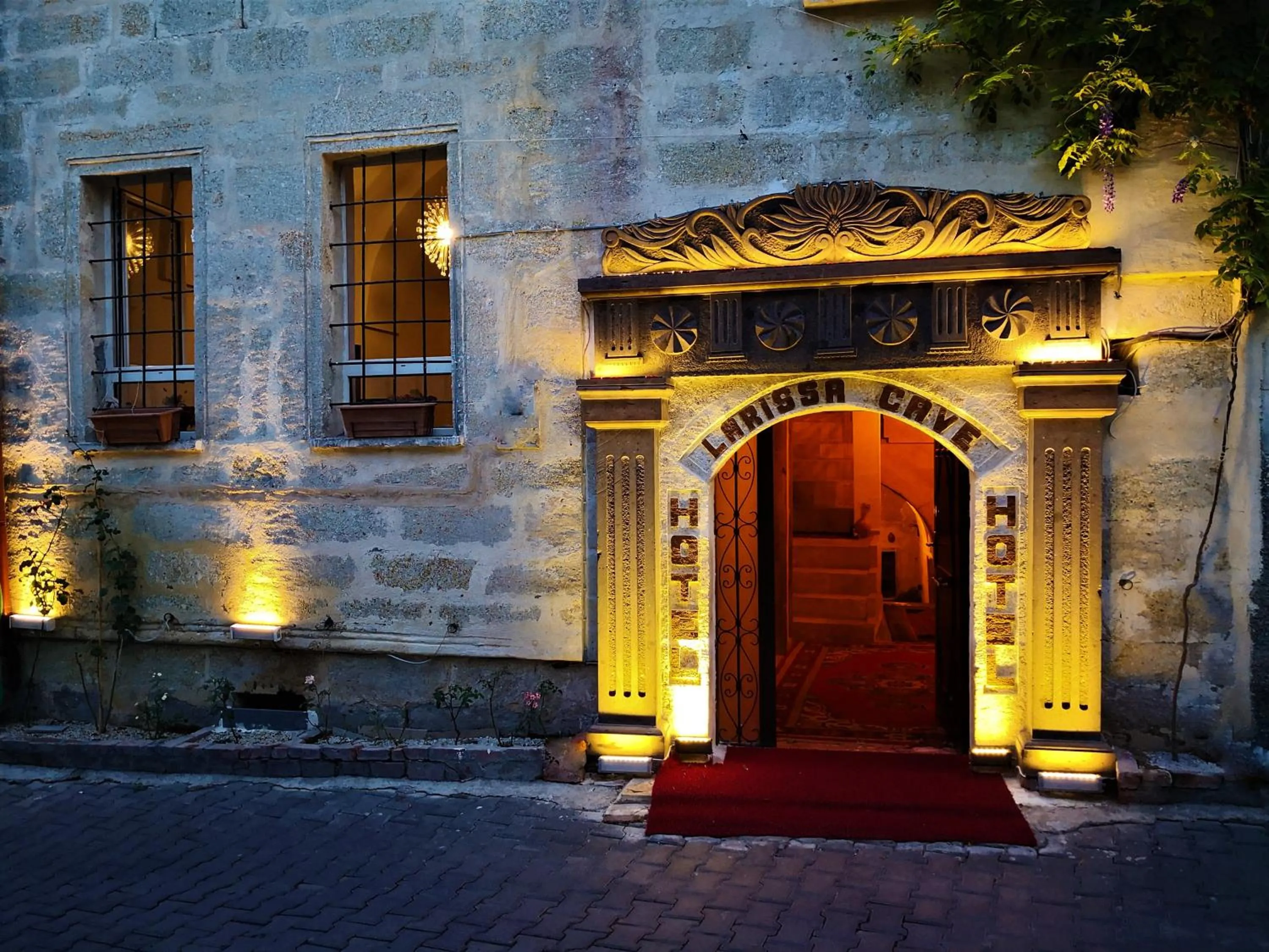 Property building in Larissa Cave Hotel