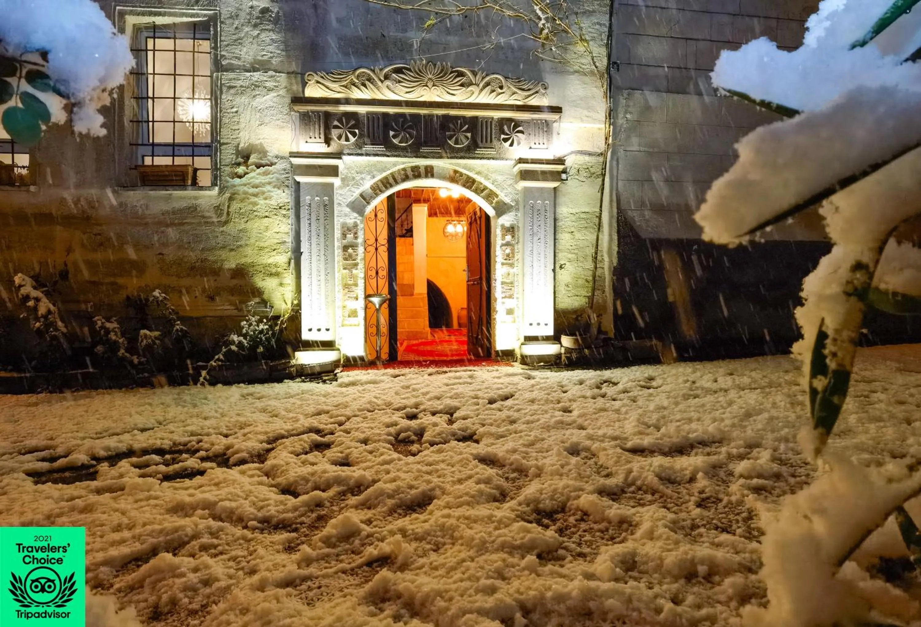 Property building in Larissa Cave Hotel