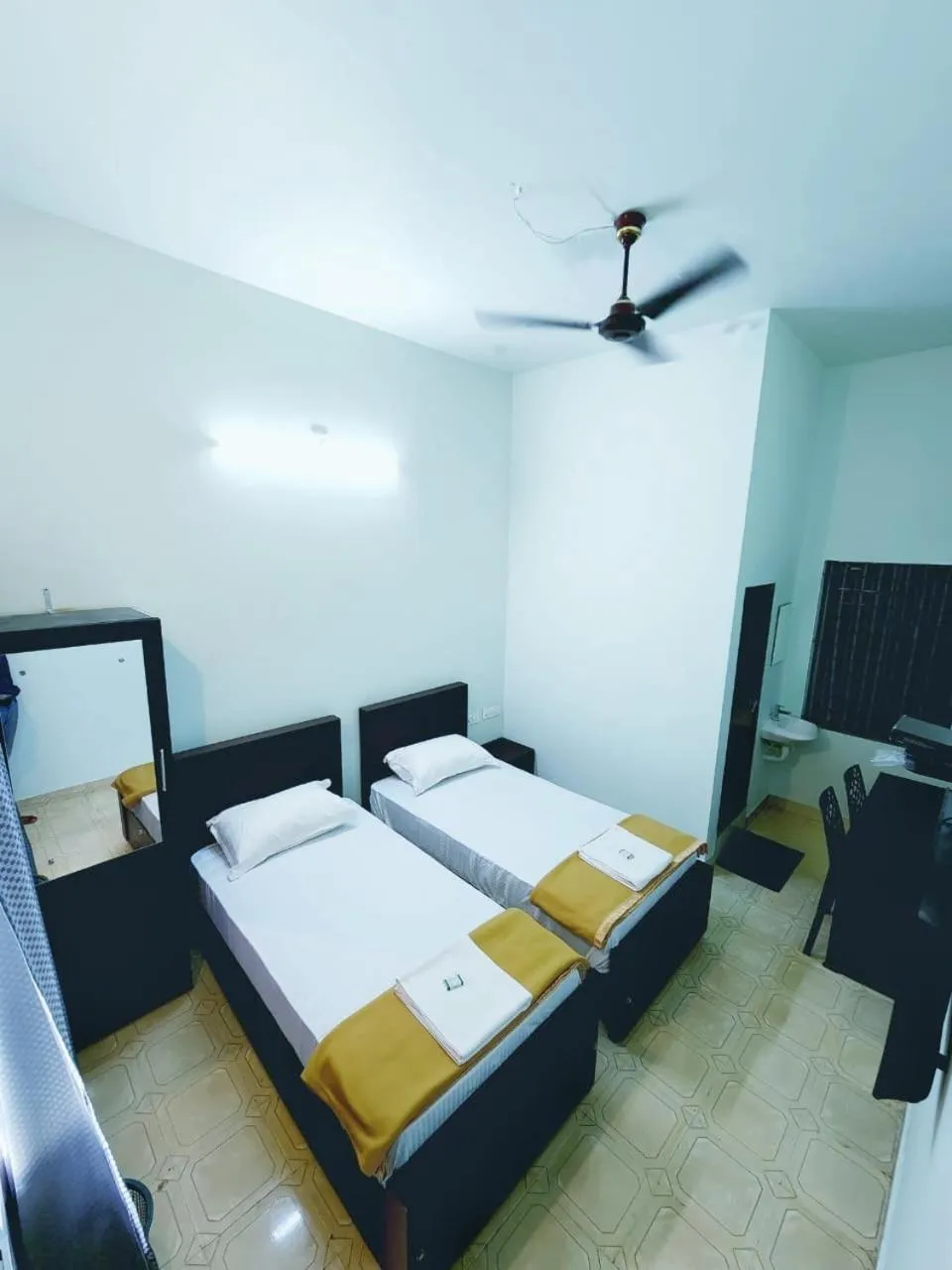 Bed in Apsara Residency