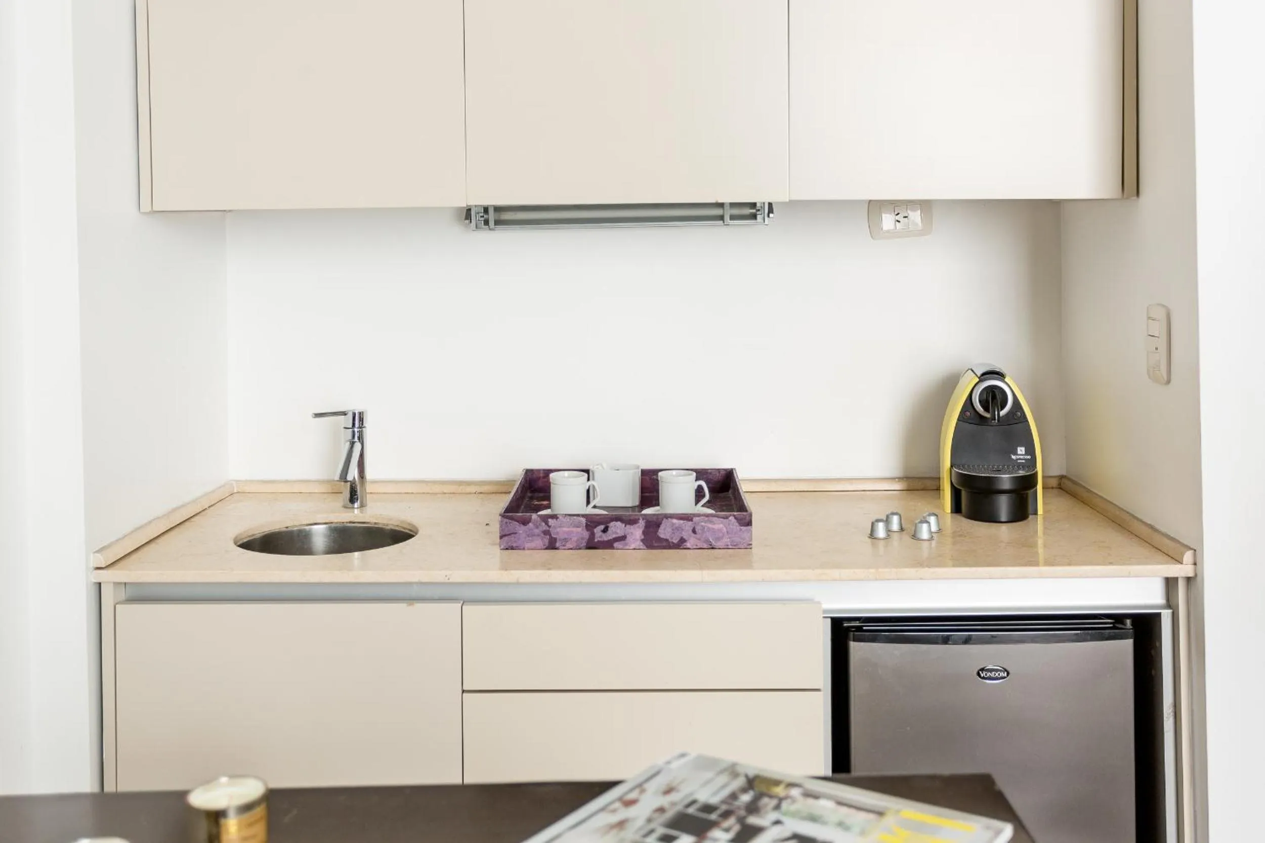 Kitchen or kitchenette in Hotel BA Jardines Palermo
