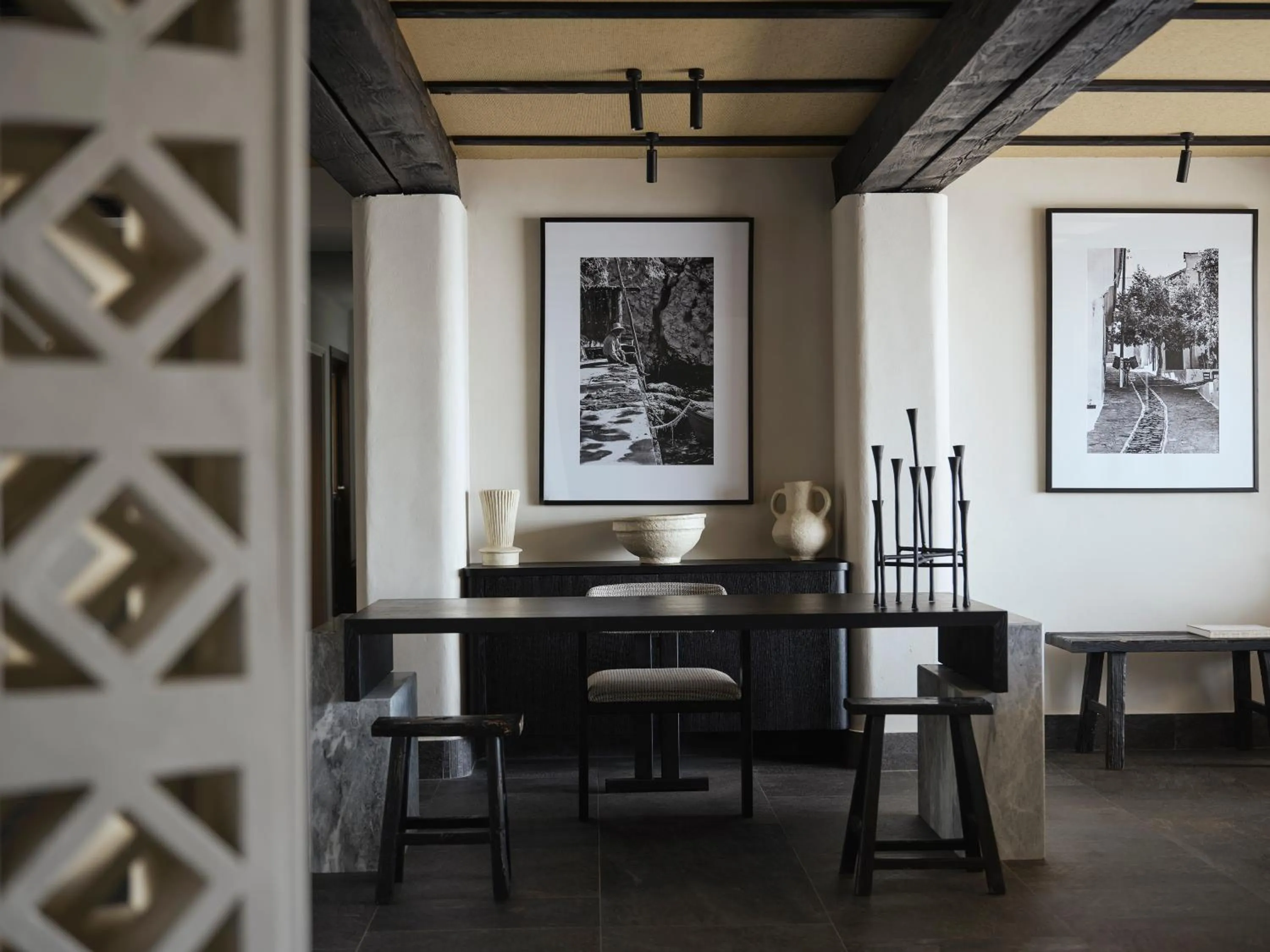 Decorative detail in Doryssa Lithos Hotel