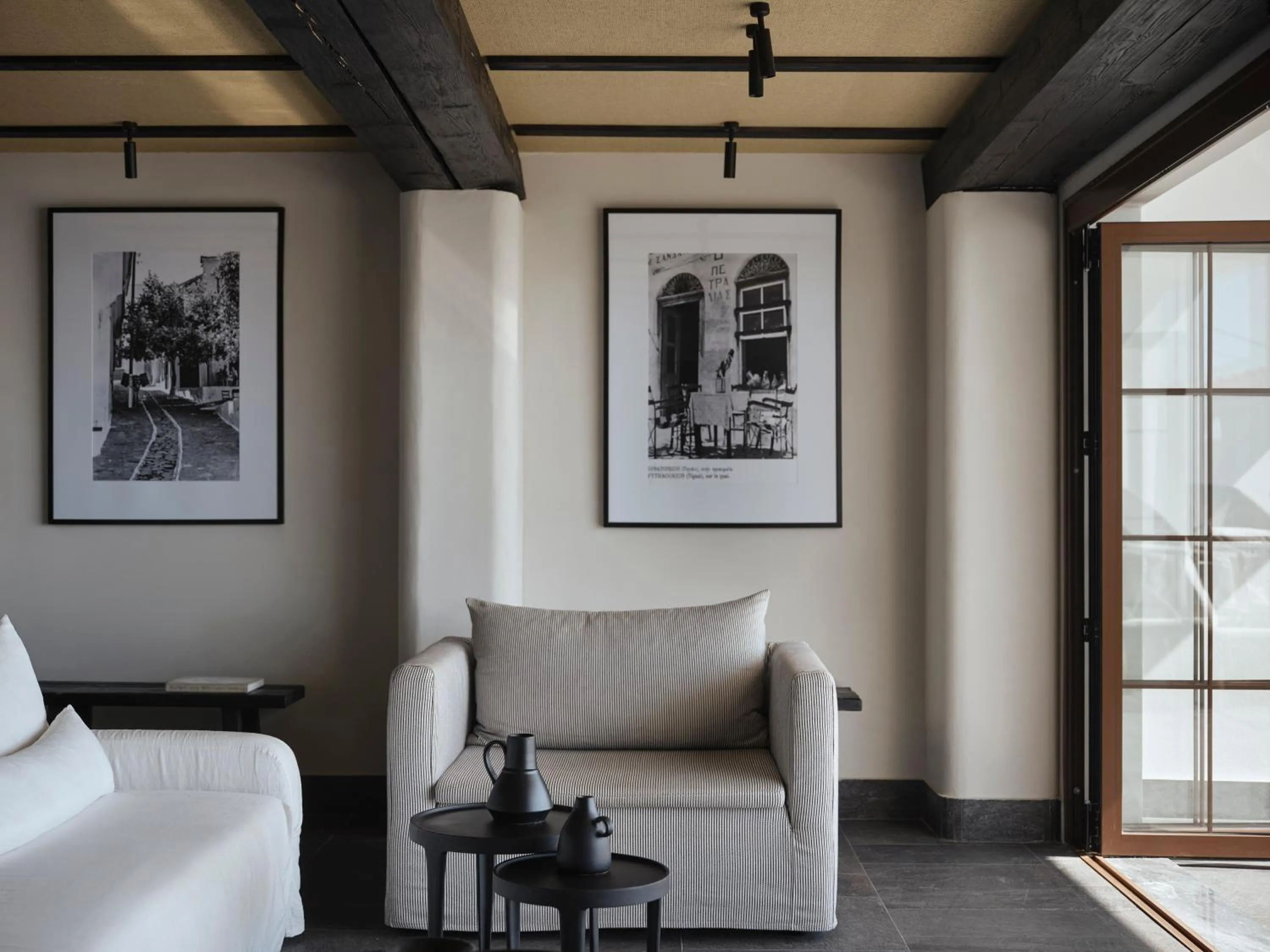 Decorative detail in Doryssa Lithos Hotel