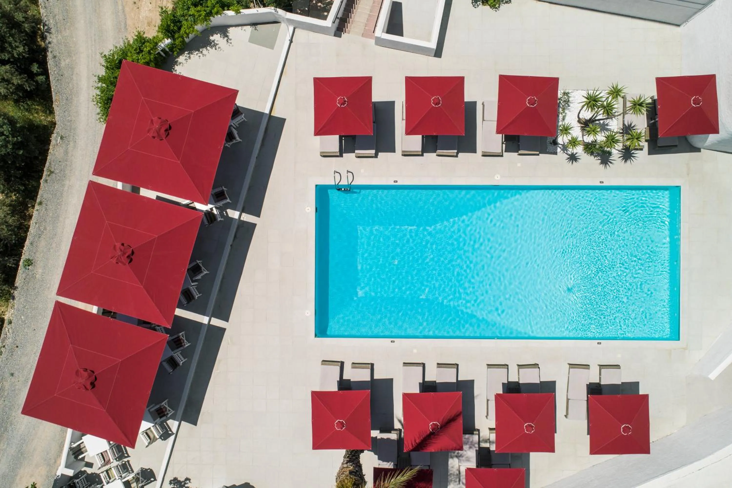 Bird's eye view in Doryssa Lithos Hotel