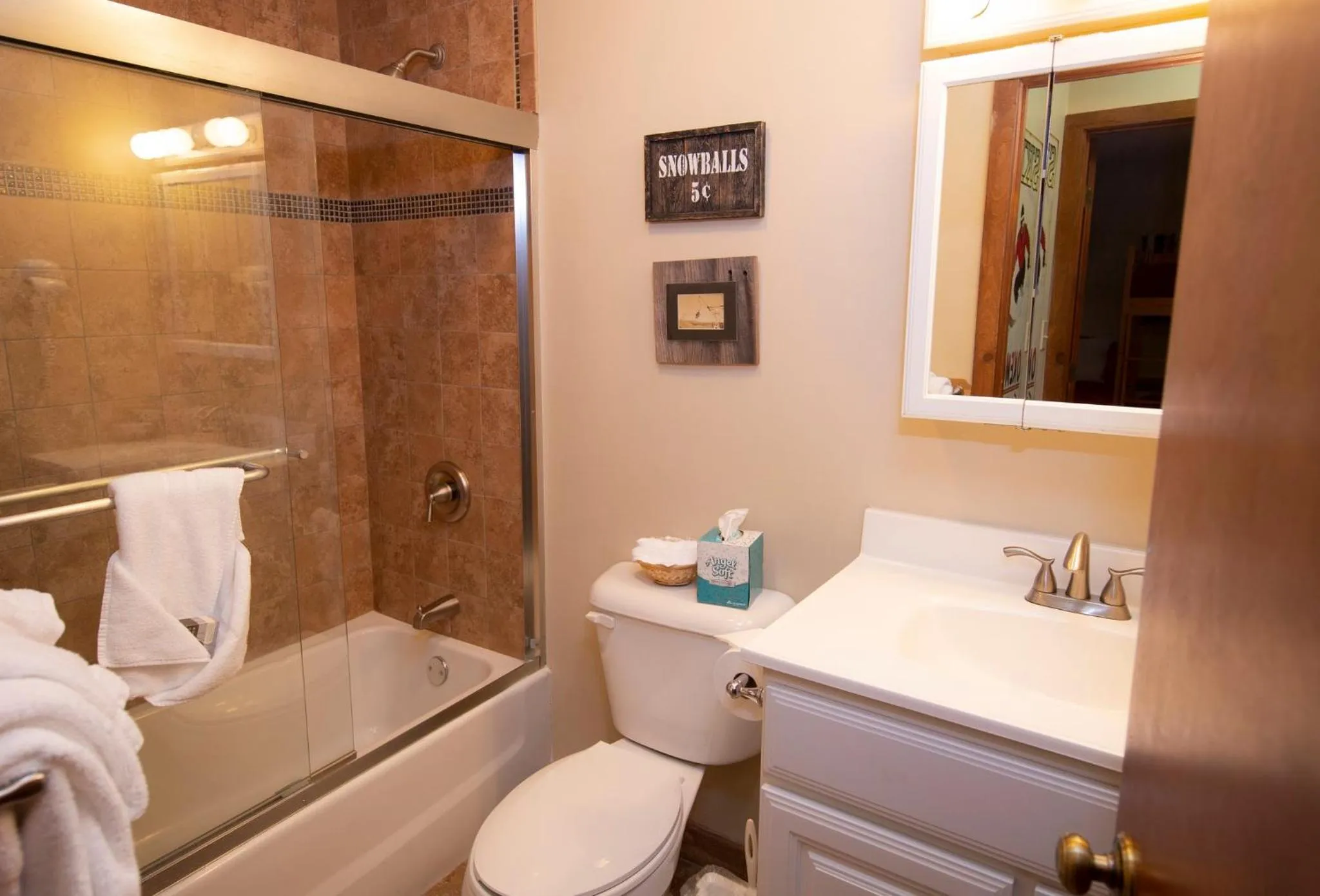 Bathroom in Okemo Mountain Lodging by Vail Resorts