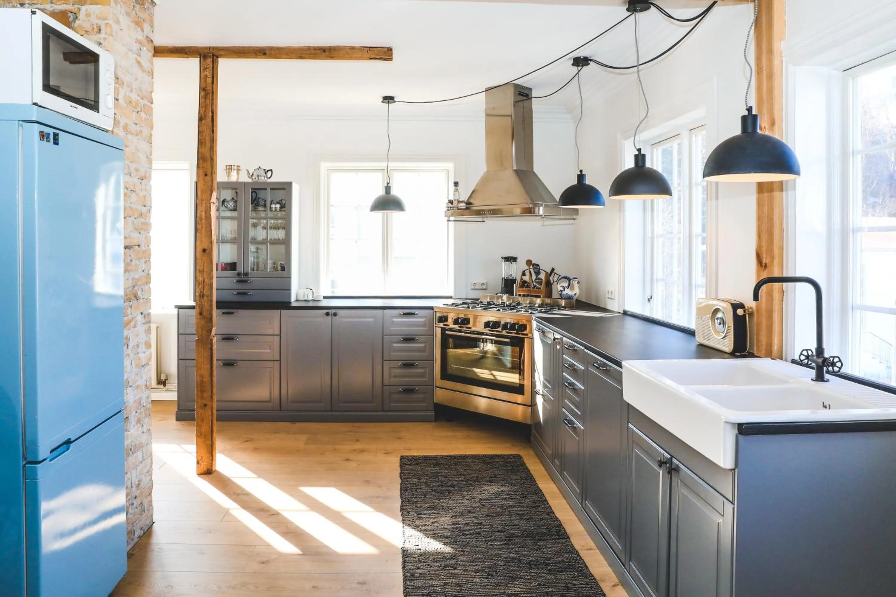 Kitchen or kitchenette in Hoepfner and Tulinius Historical Houses