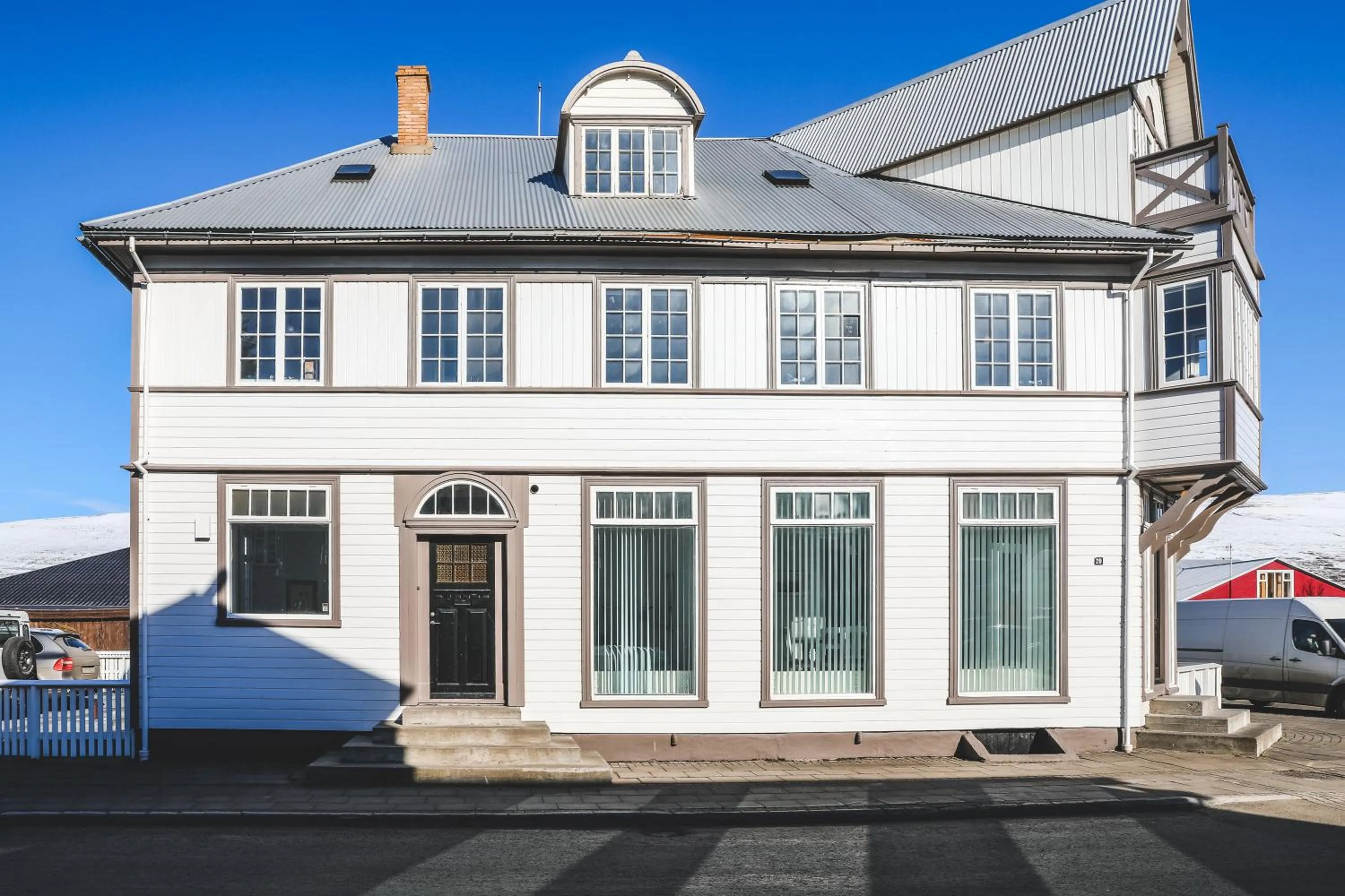 Bird's eye view in Hoepfner and Tulinius Historical Houses