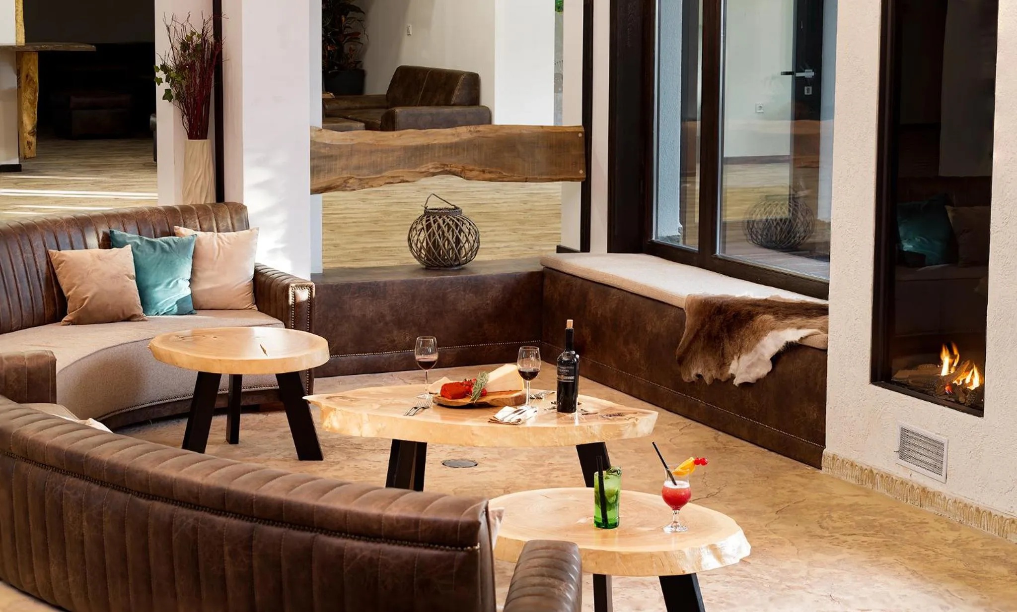 Seating area in Wine & Spa Complex Starosel