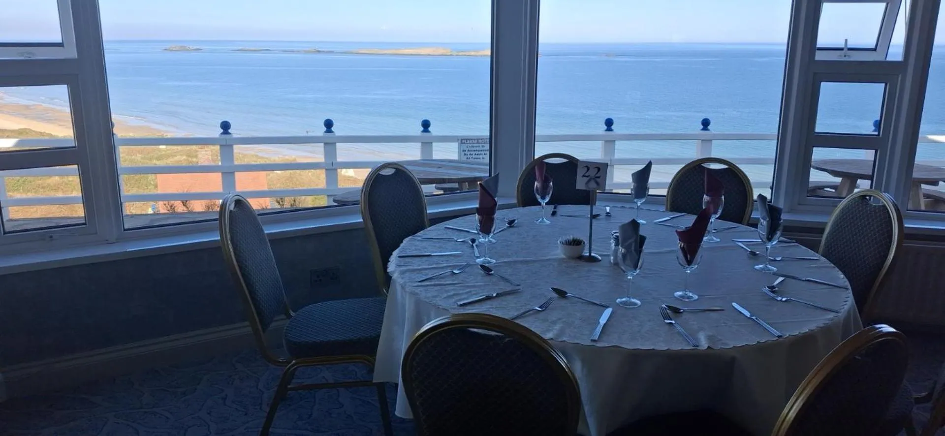 Dining area in Royal Court Hotel