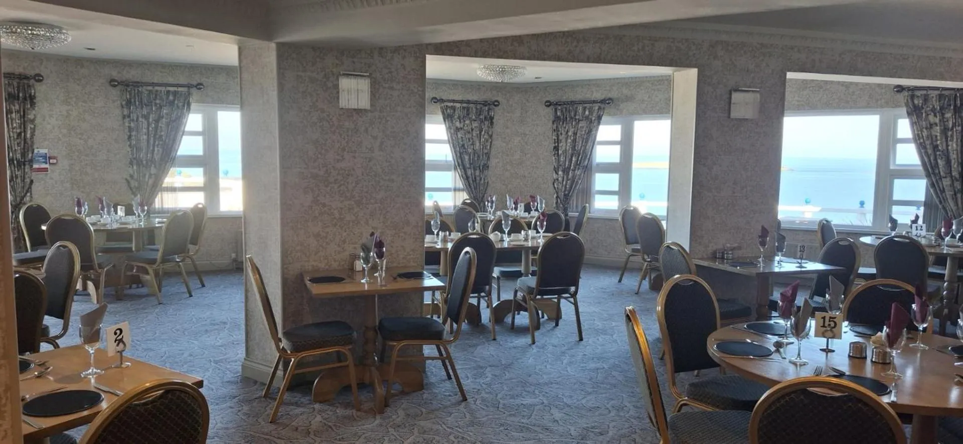 Dining area in Royal Court Hotel