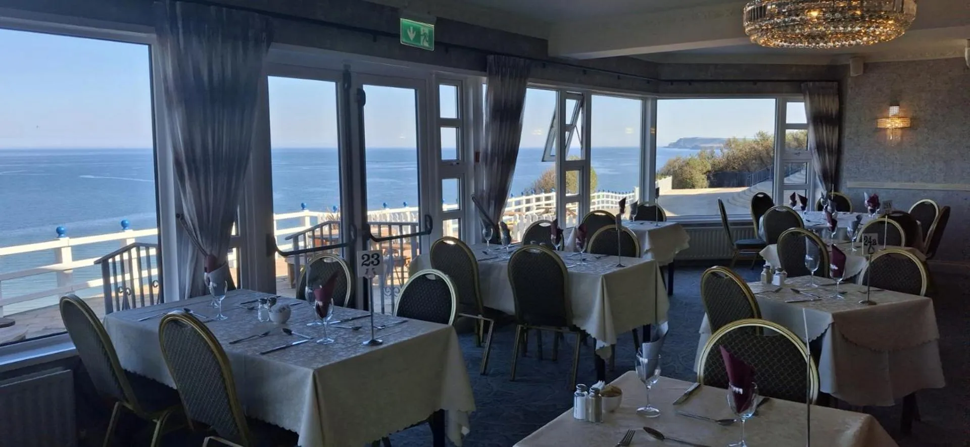 Dining area in Royal Court Hotel