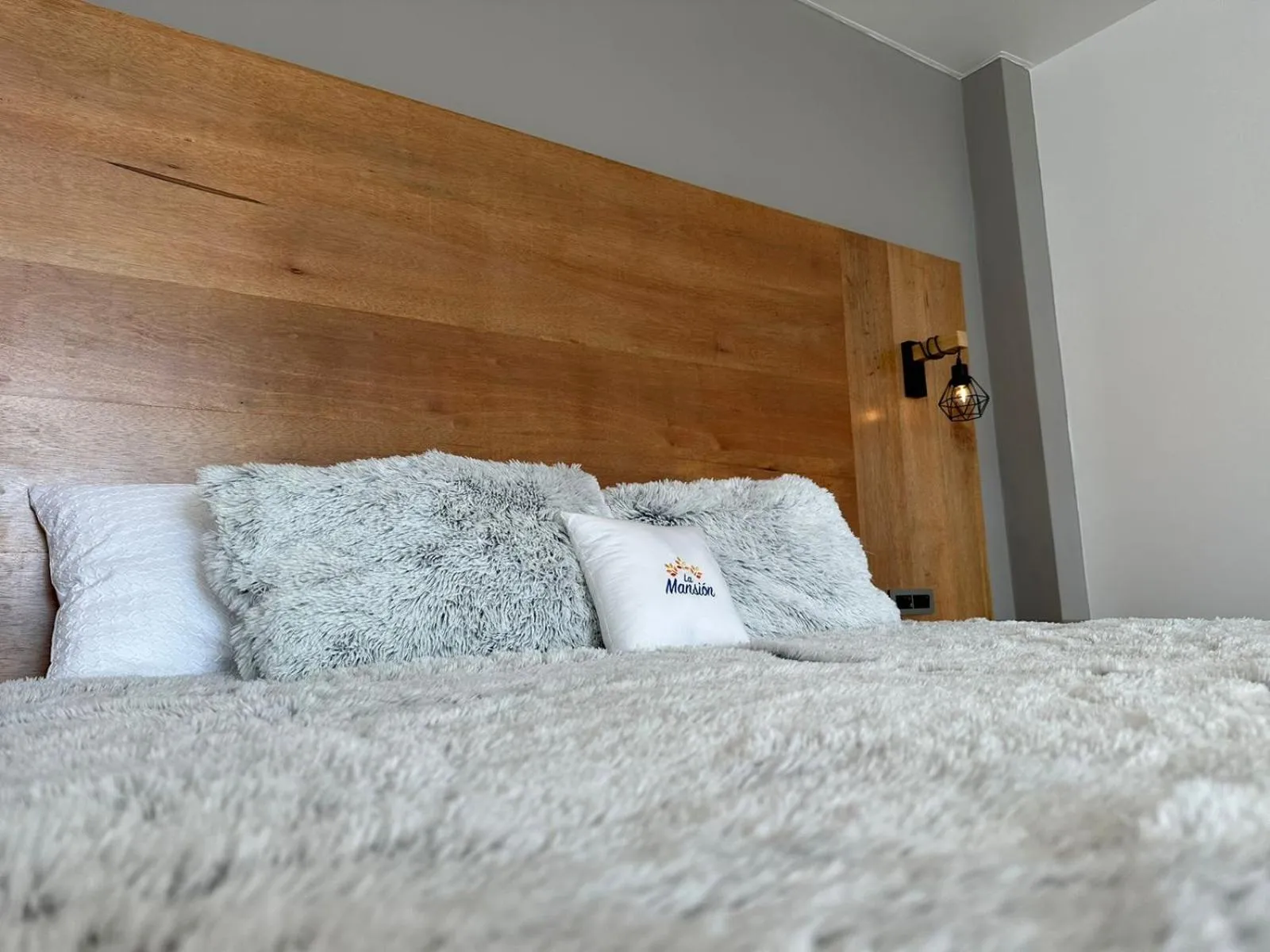 Bed in Hotel La Mansión