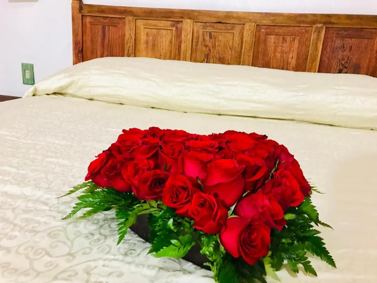 Bed in Hotel La Mansión