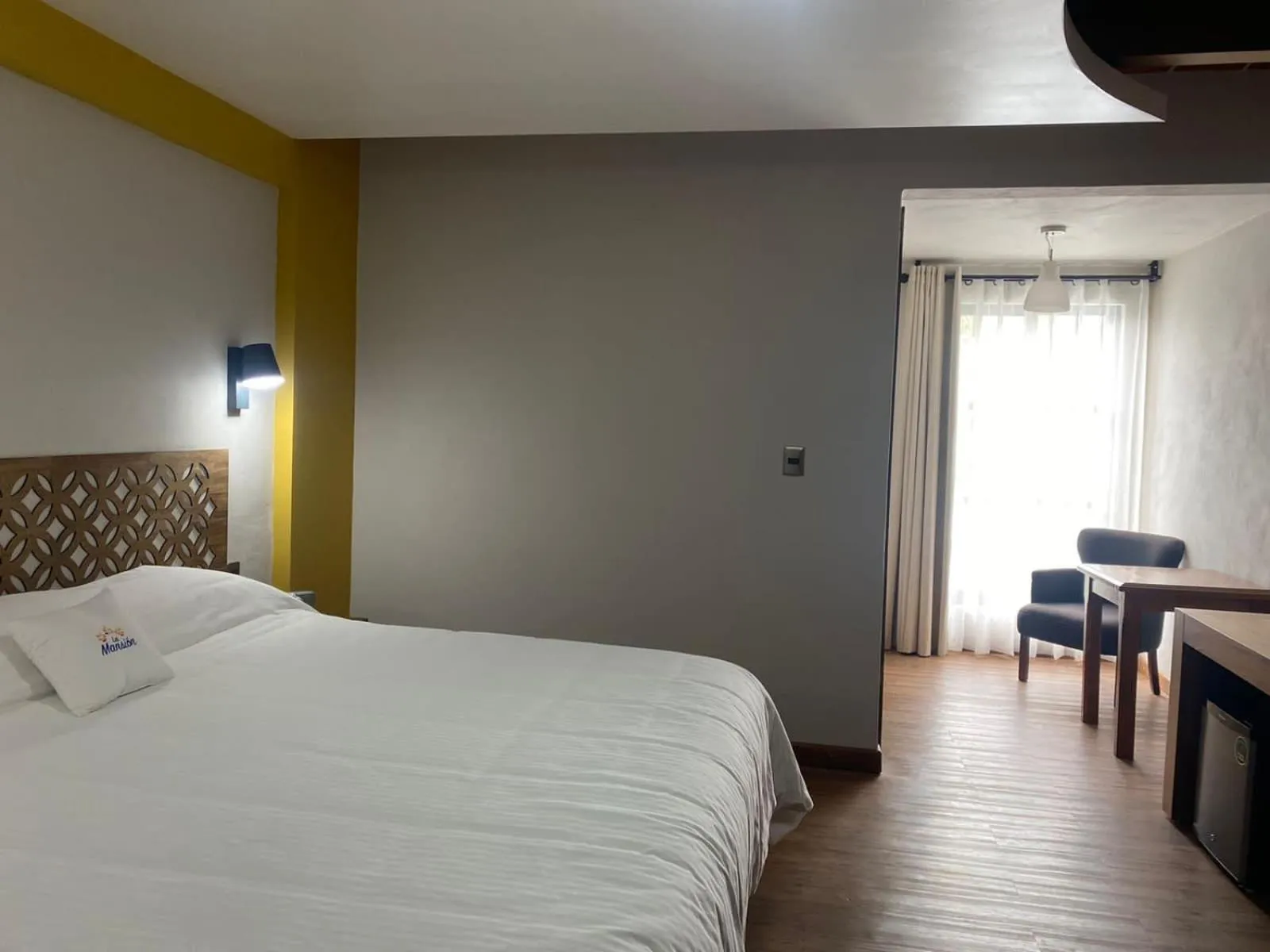 Bed in Hotel La Mansión