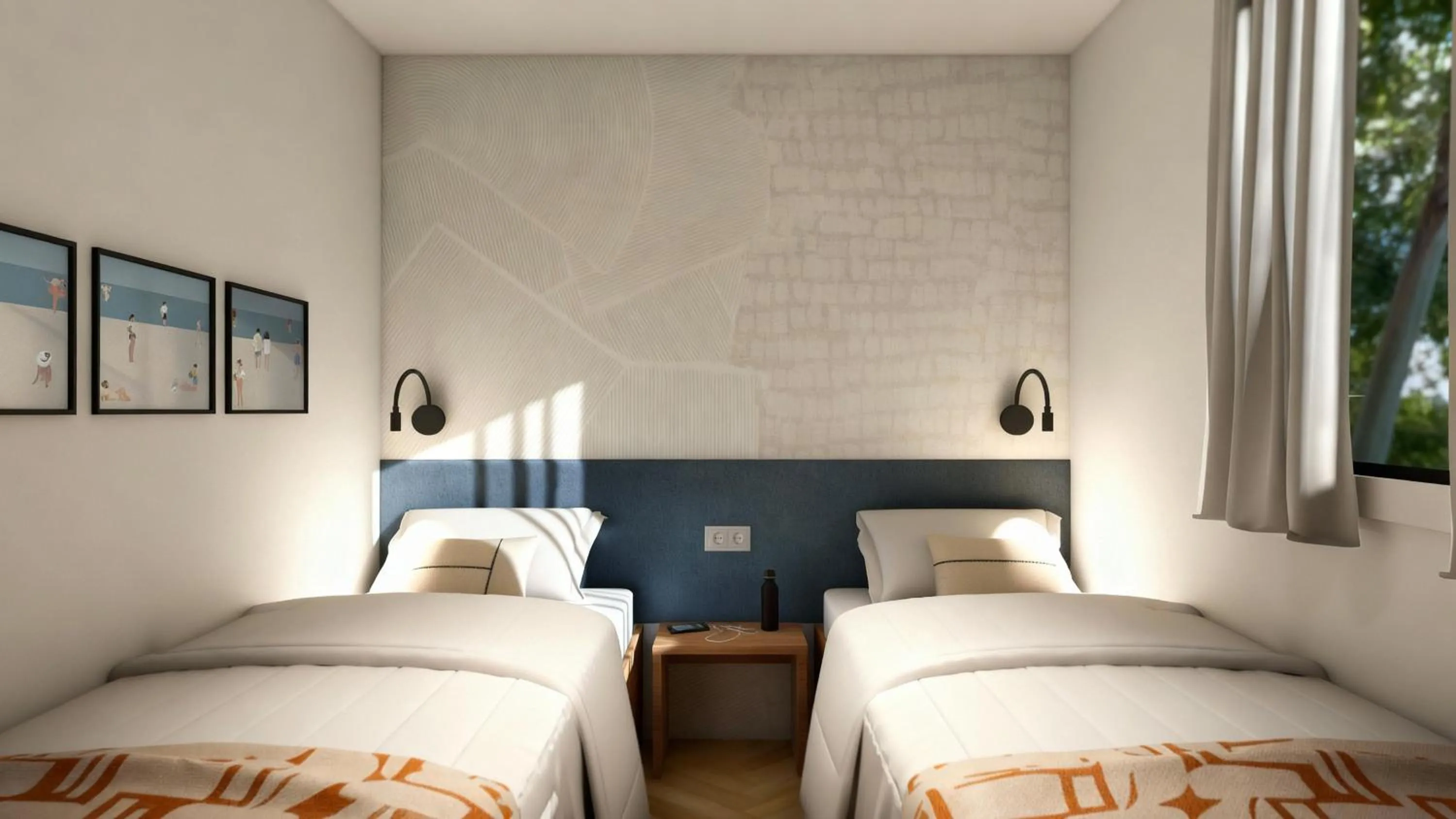 Bedroom, Bed in Zaton Holiday Resort Camping Homes