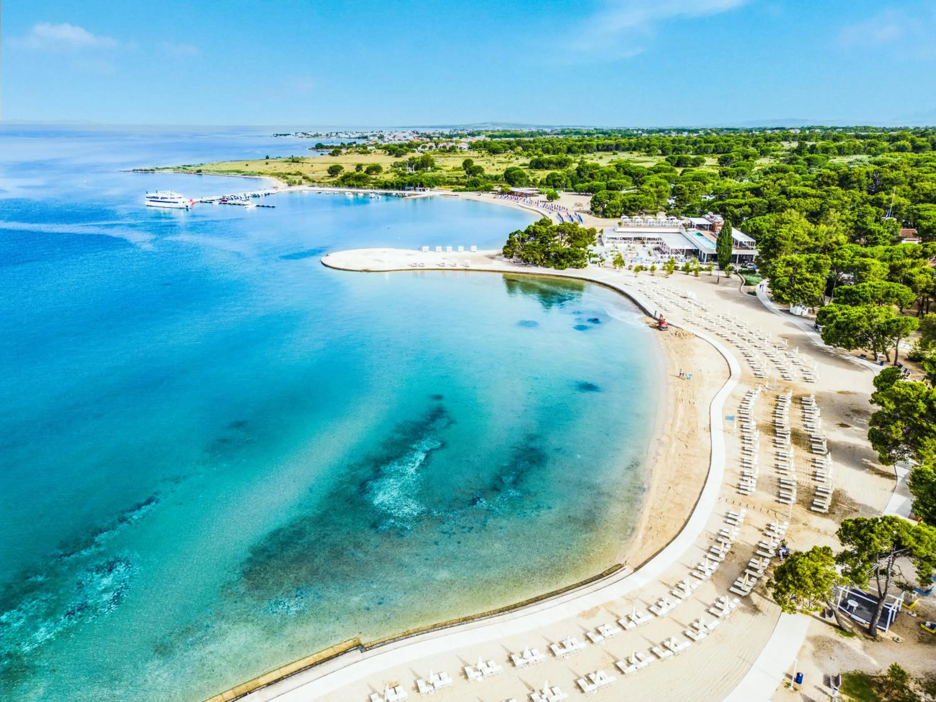 Bird's eye view in Zaton Holiday Resort Camping Homes