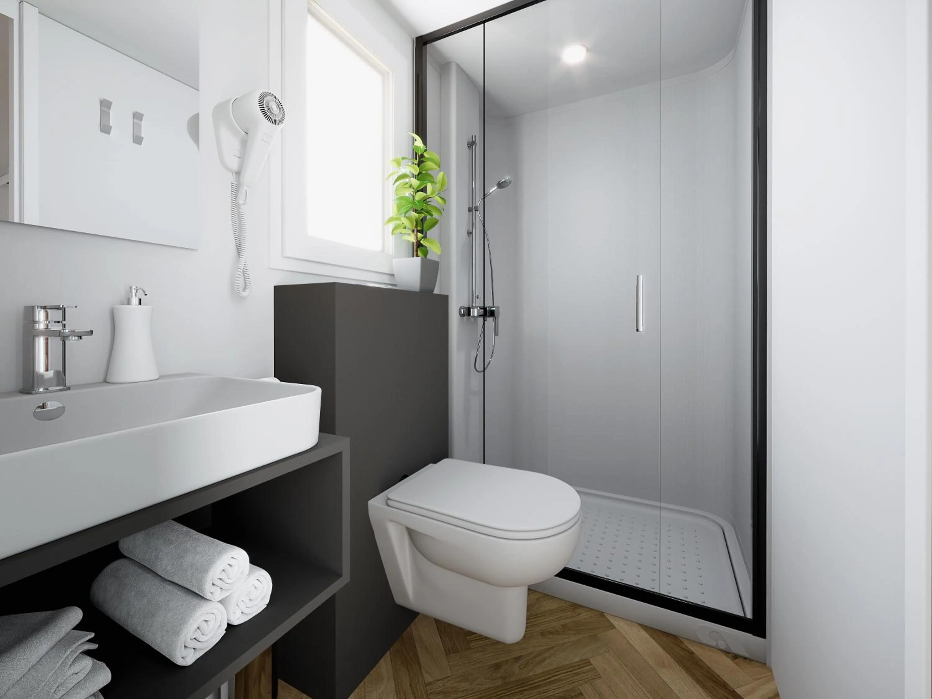 Bathroom in Zaton Holiday Resort Camping Homes