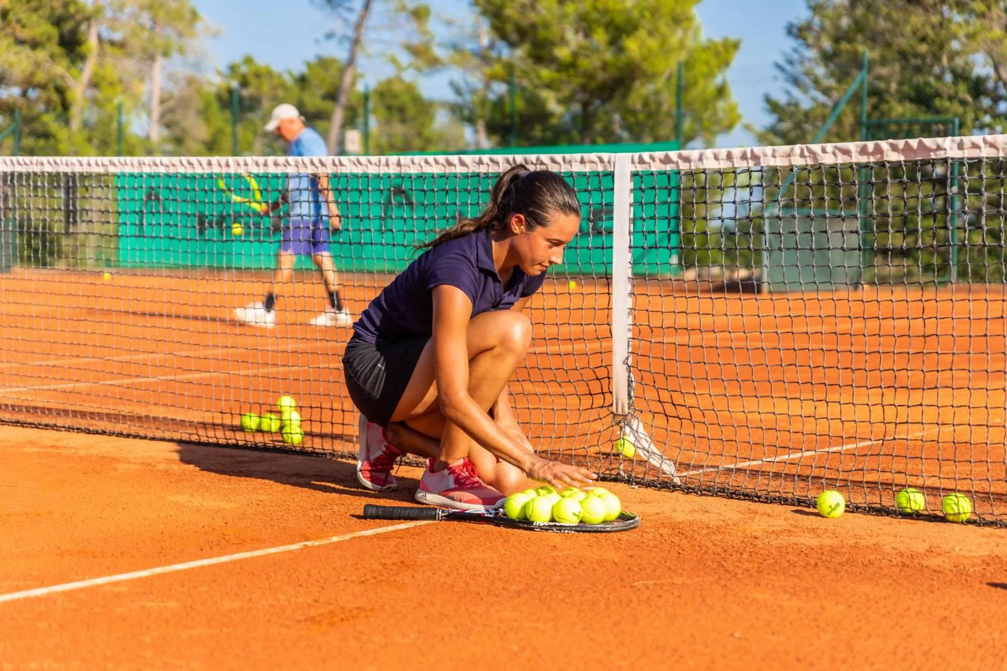 Tennis court in Zaton Holiday Resort Camping Homes