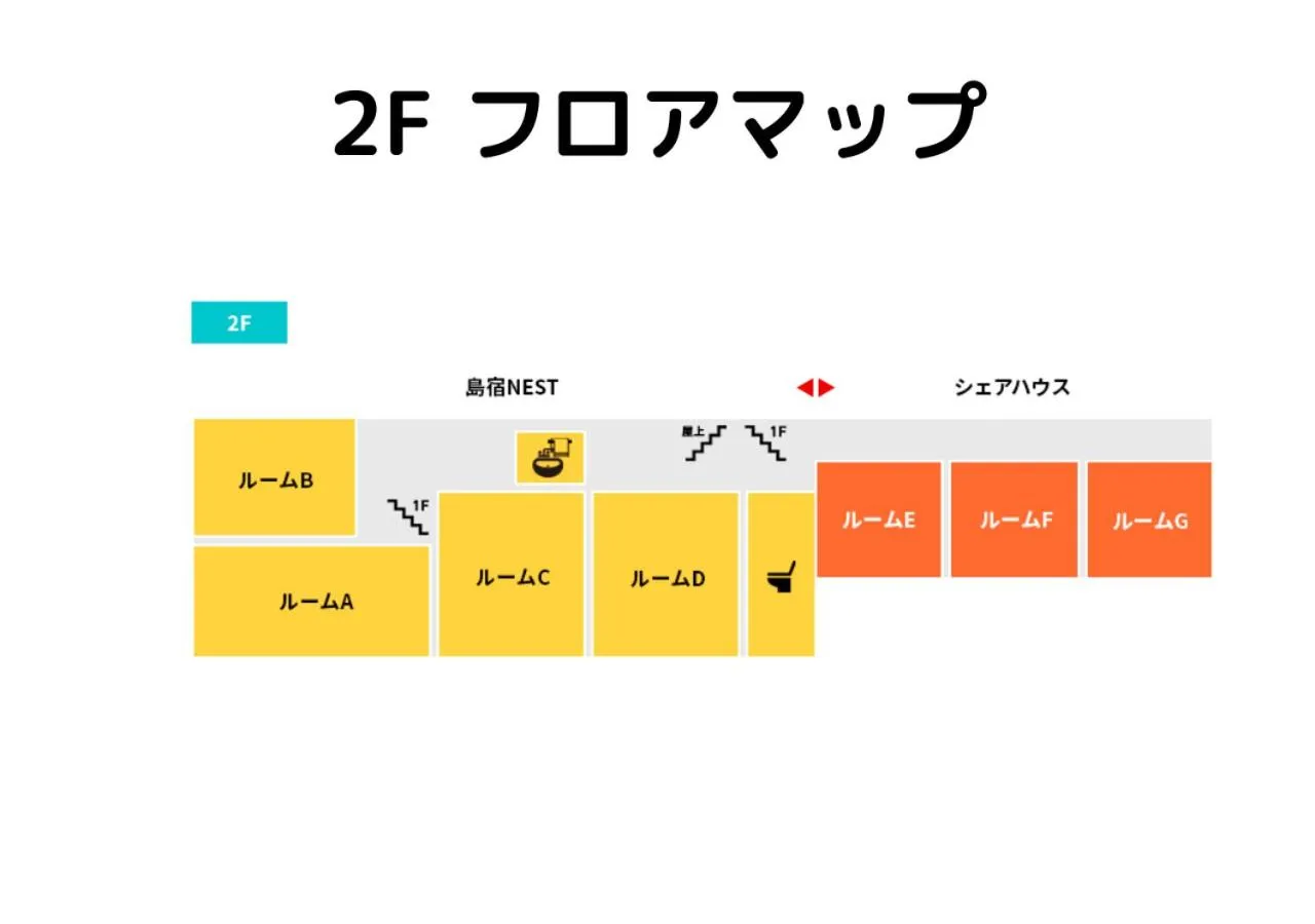 Floor plan in 島宿Nest