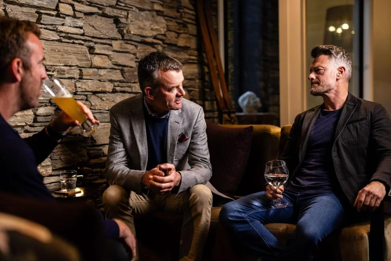 group of guests in Queenstown Park Boutique Hotel