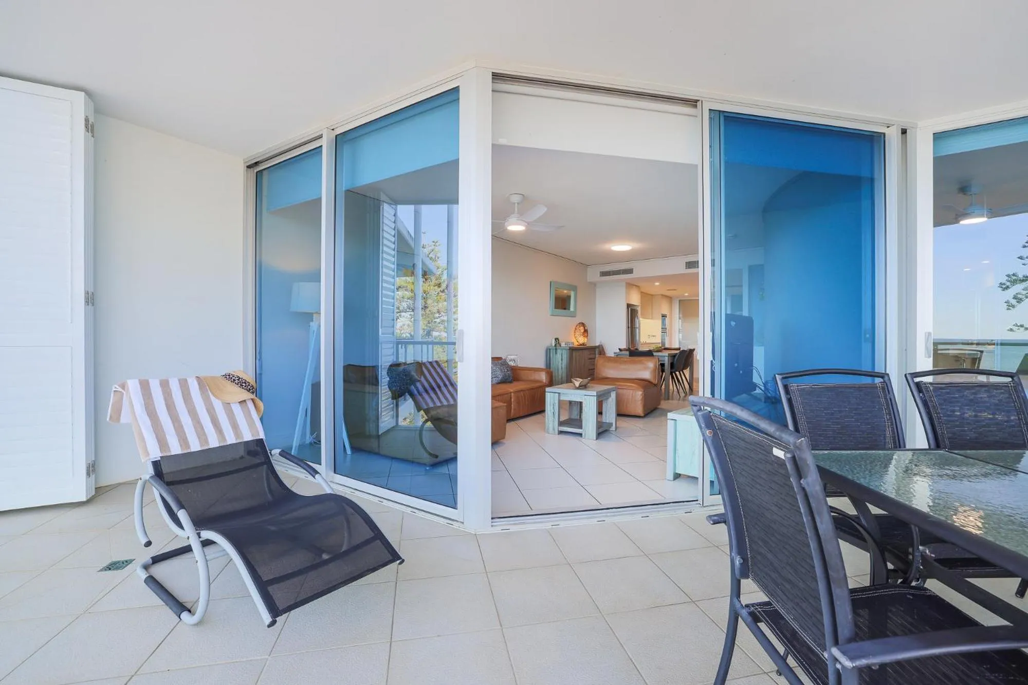 Seating area in C Bargara Resort