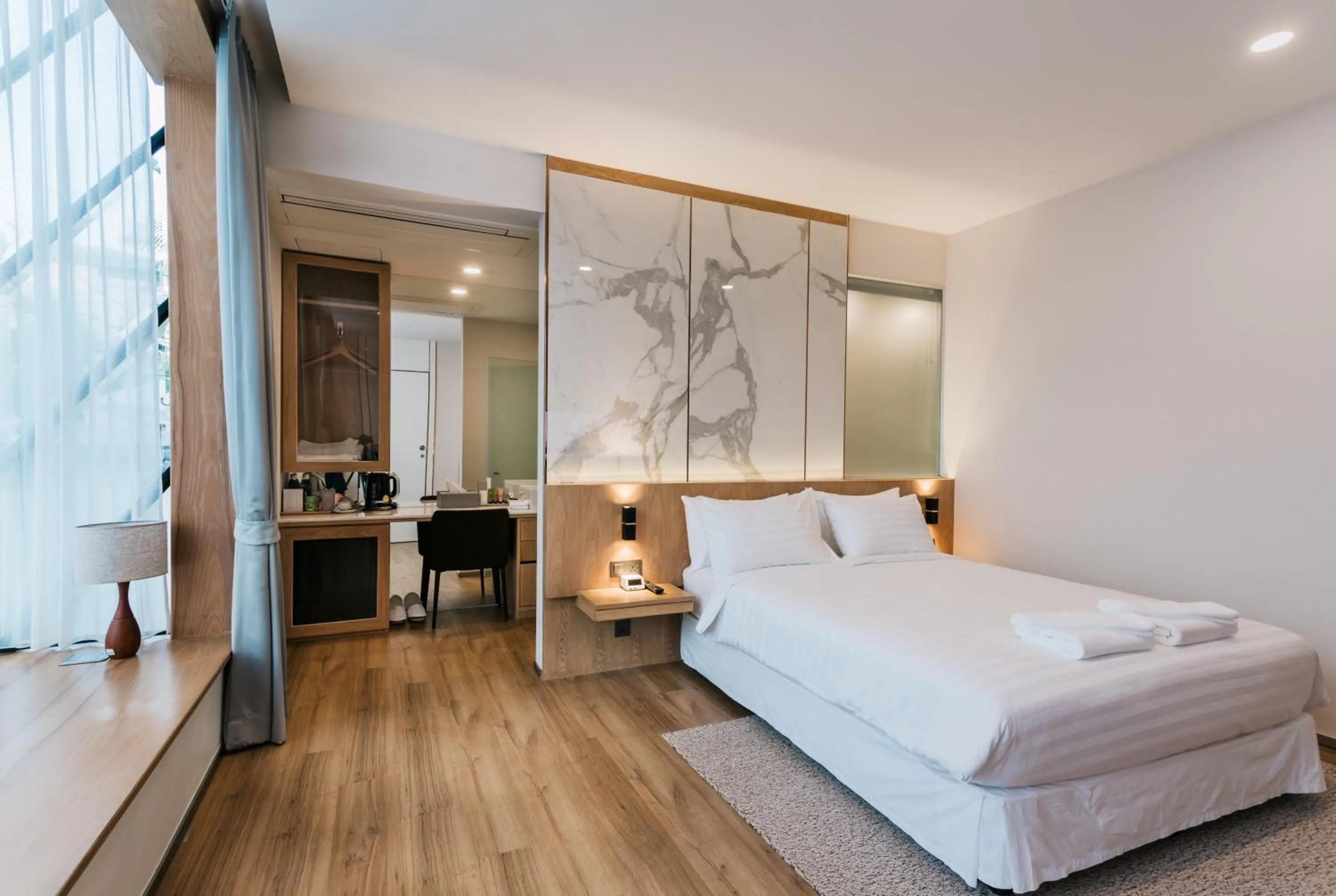 Bed in Artino Hotel Silom