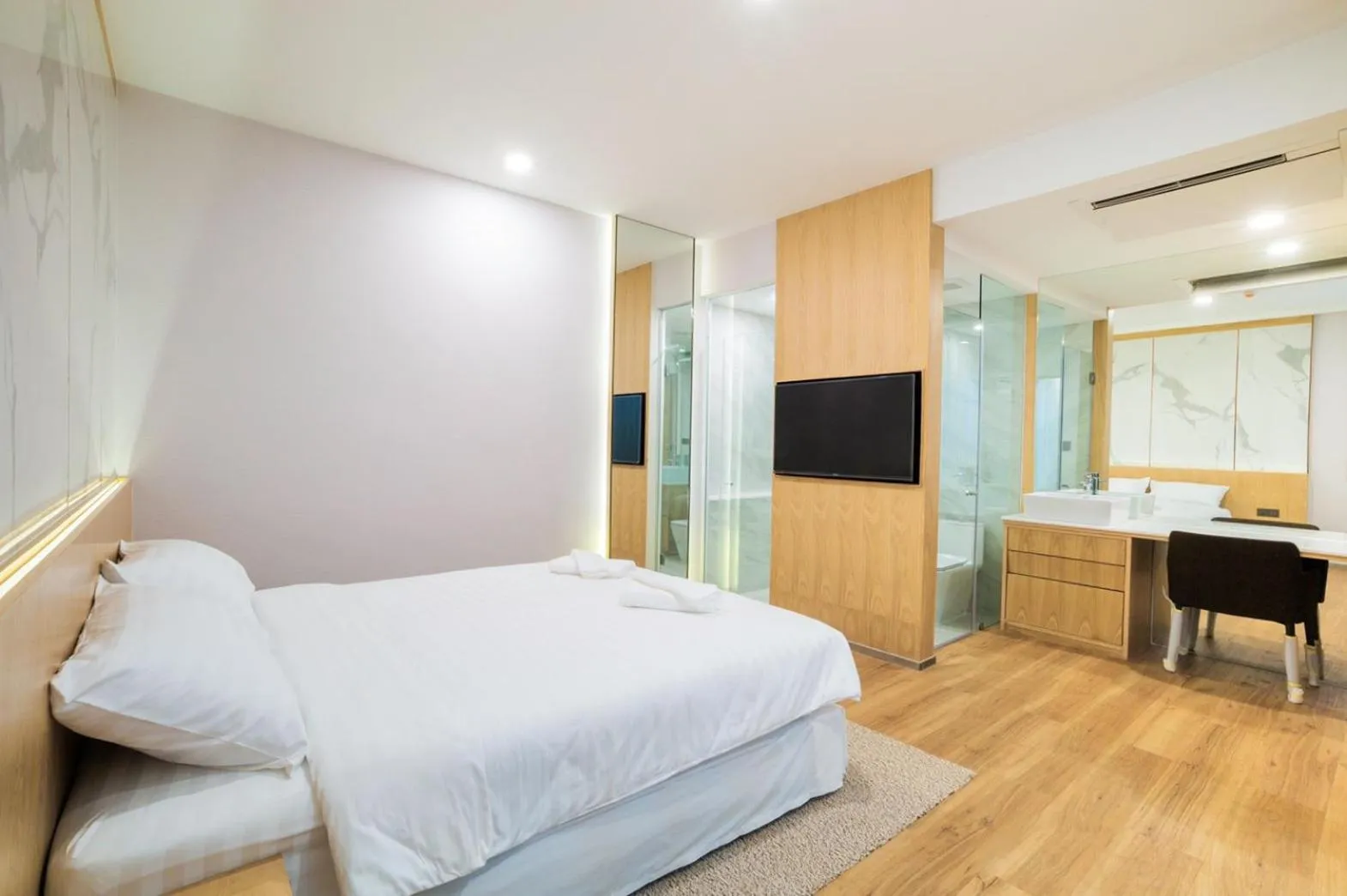 Bed in Artino Hotel Silom