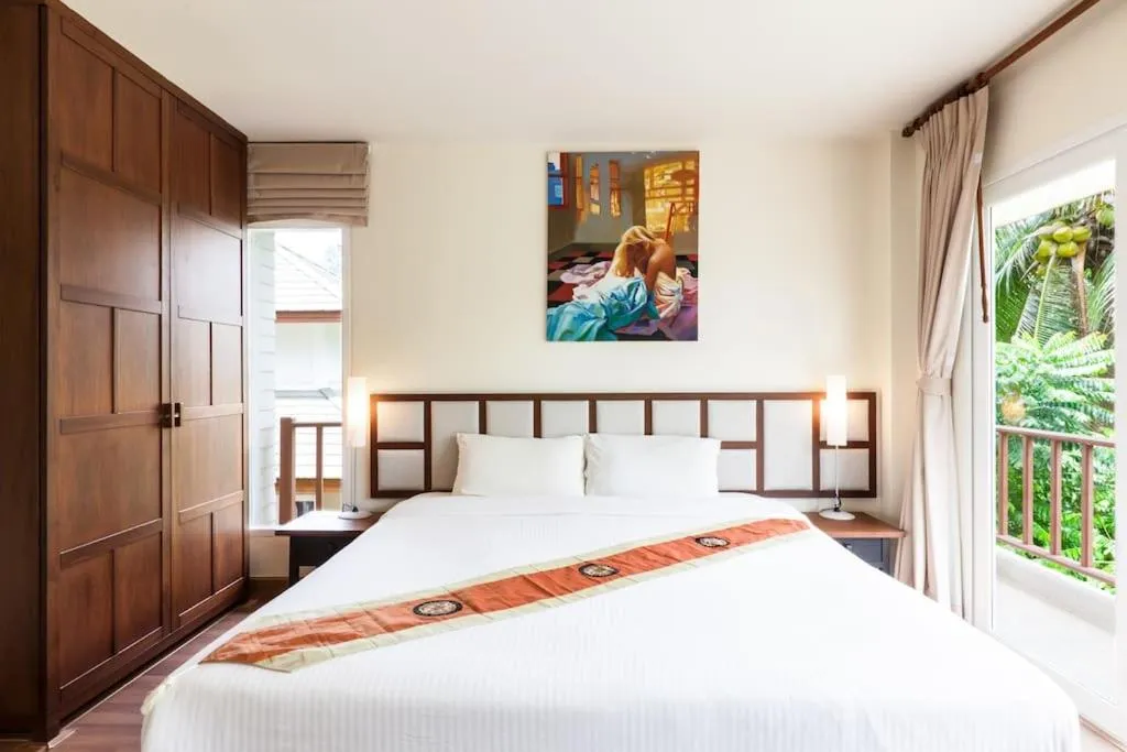 Bed in Baan Talay Samran 4 Bedrooms Villa with Beach and 3 pools